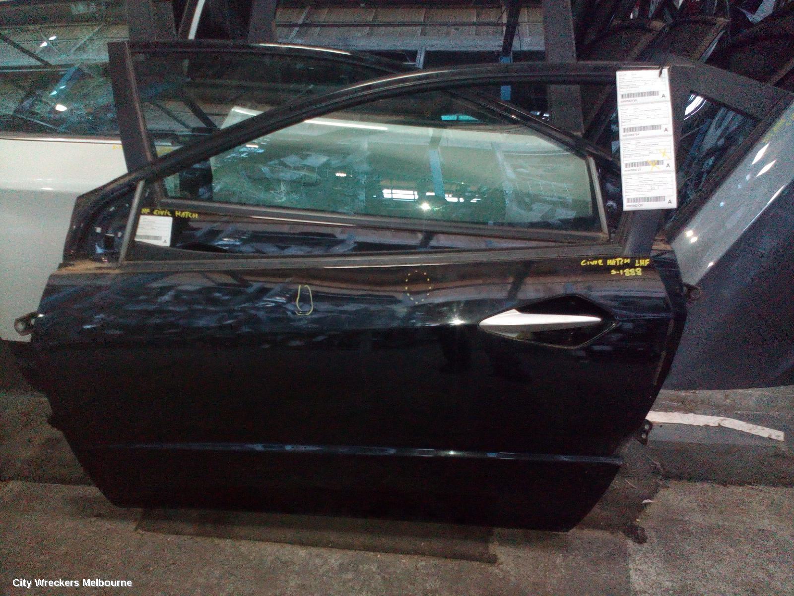 HONDA CIVIC LEFT FRONT WINDOW REG/MOTOR, 8TH GEN, 3DR HATCH, 07/2007 - 12/2011
