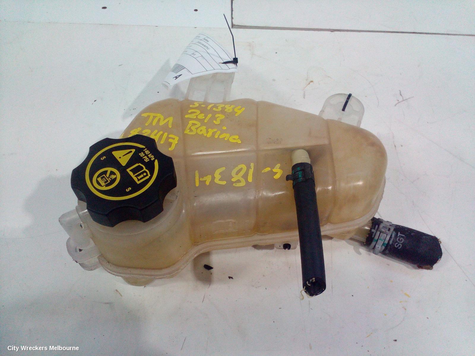 HOLDEN BARINA OVERFLOW BOTTLE, TM, 11/2011 - 12/2018
