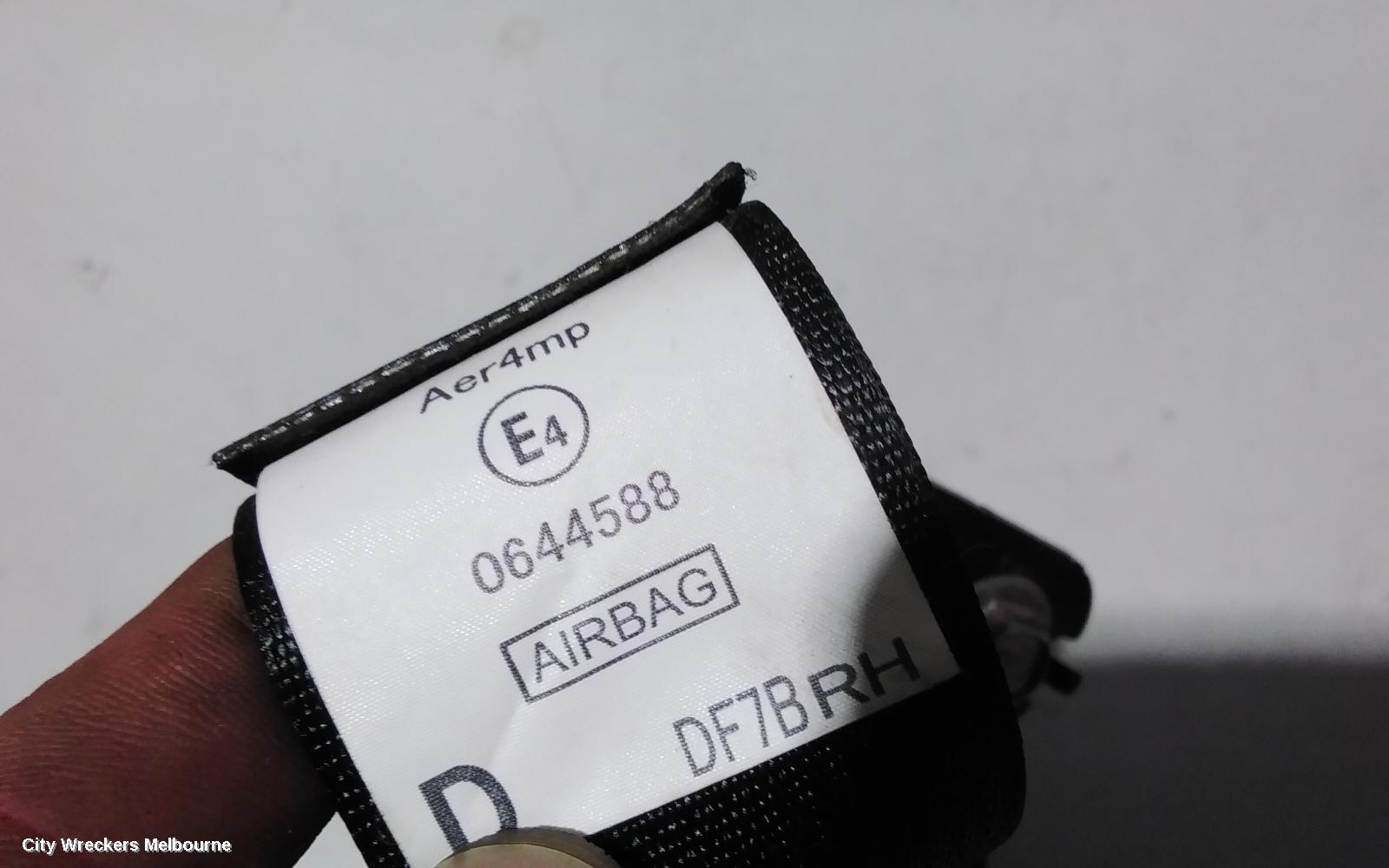 MAZDA CX3 SEATBELT/STALK, RH FRONT, SEAT BELT ONLY, DK, 03/2015 ONWARDS