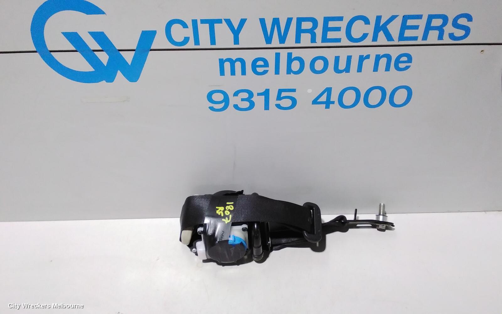 MAZDA CX3 SEATBELT/STALK, RH FRONT, SEAT BELT ONLY, DK, 03/2015 ONWARDS