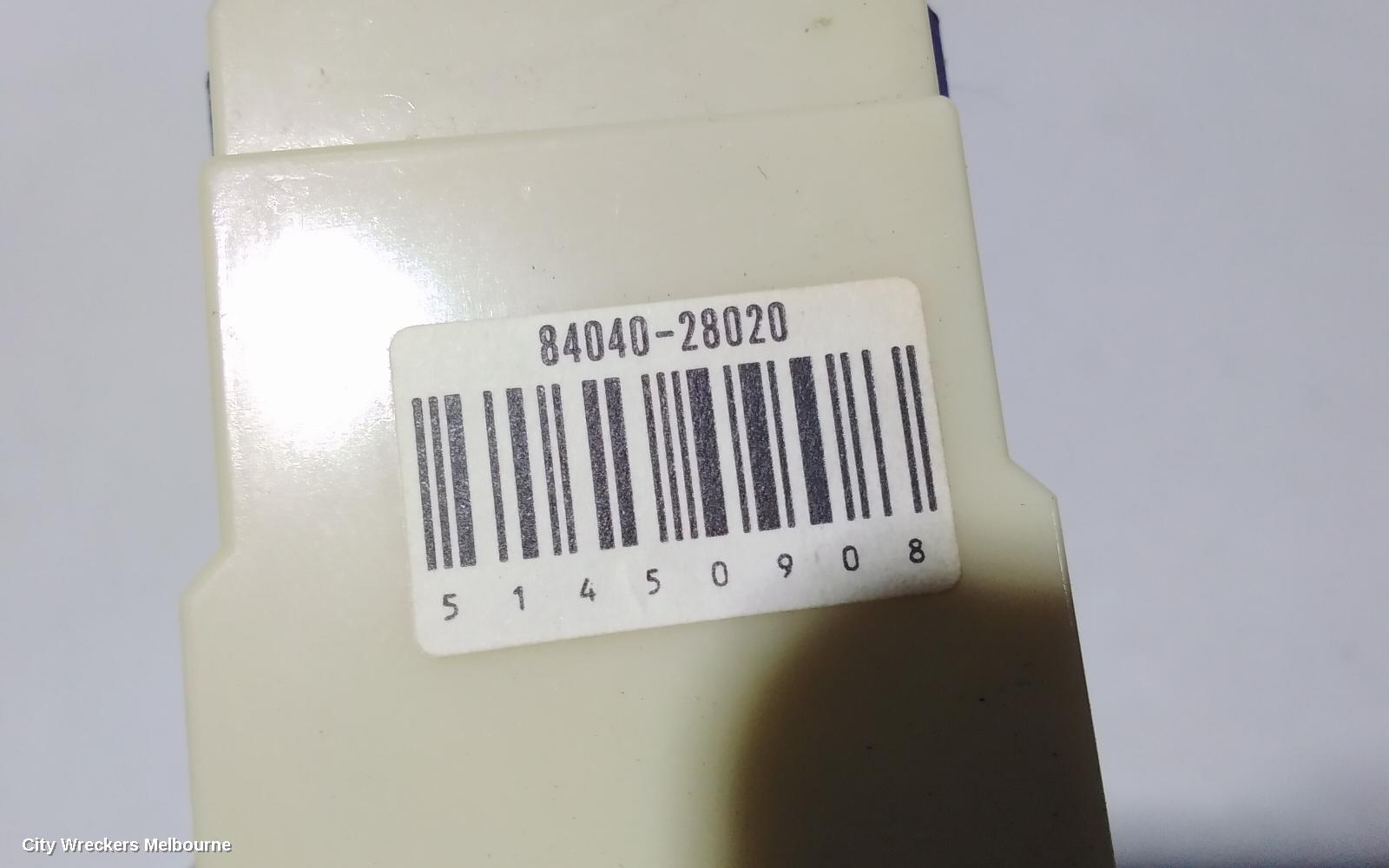 TOYOTA TARAGO PWR DR WIND SWITCH, RH FRONT (MASTER SWITCH), ACR30, 2DR, 06/2000 - 02/2006