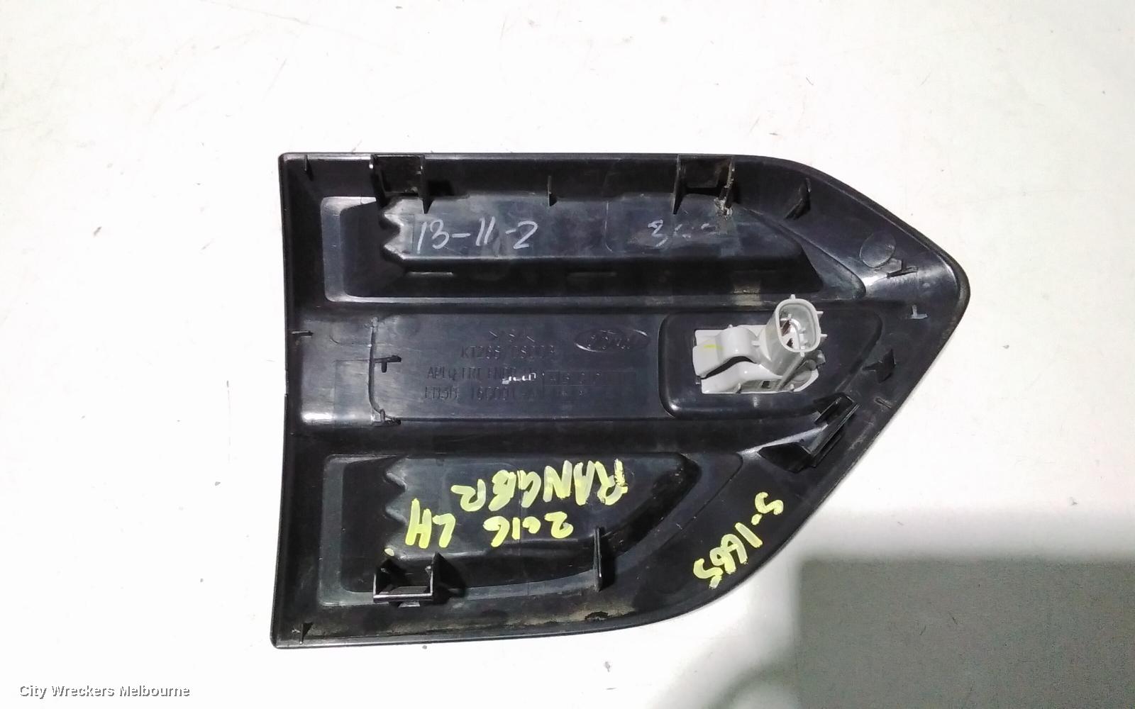 FORD RANGER LEFT INDICATOR/FOG/SIDE, GUARD VENT, W/ REPEATER LAMP, PX SERIES 2-3, 06/2015 ONWARDS