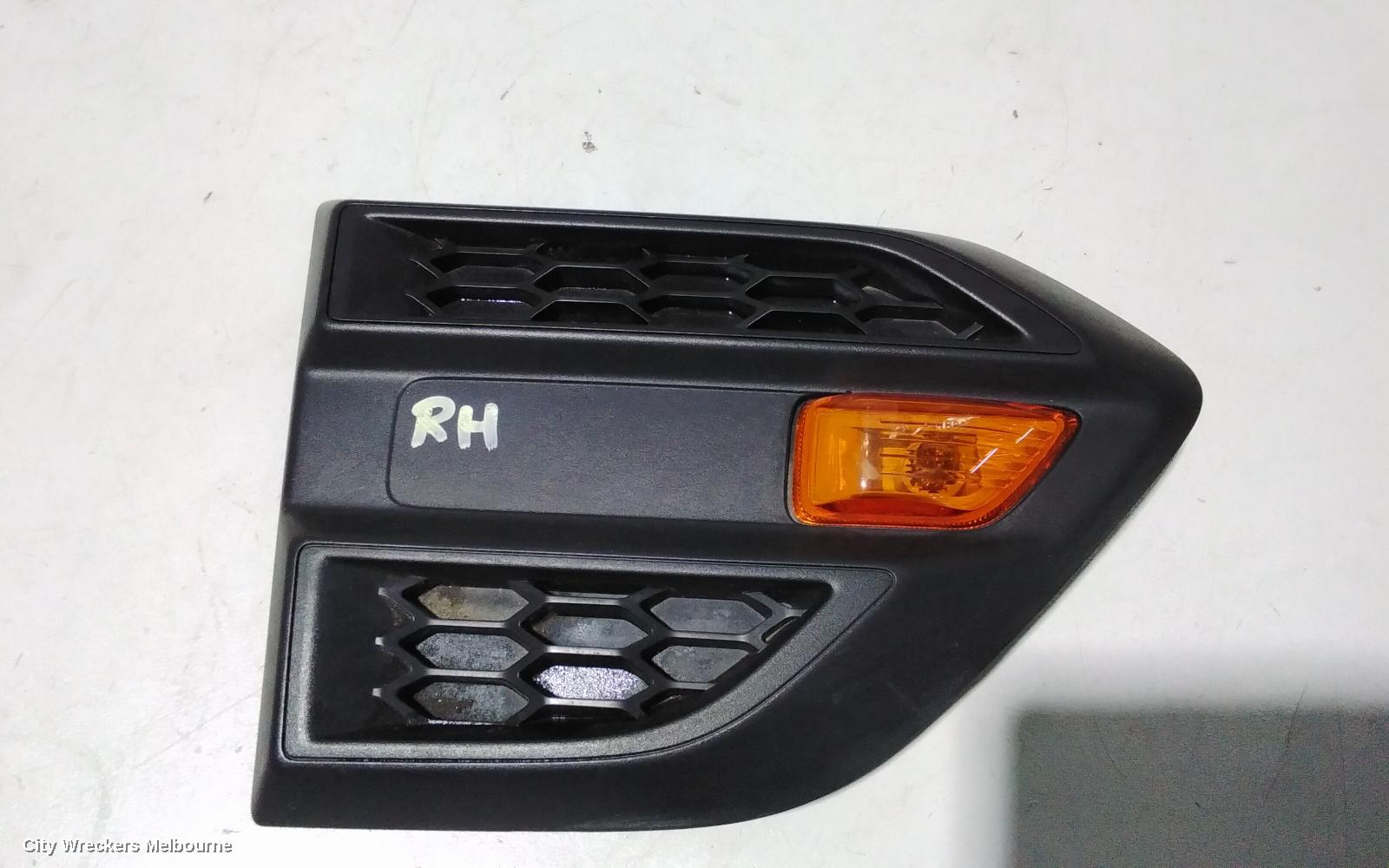 FORD RANGER RIGHT INDICATOR/FOG/SIDE, GUARD VENT, W/ REPEATER LAMP, PX SERIES 2-3, 06/2015 ONWARDS