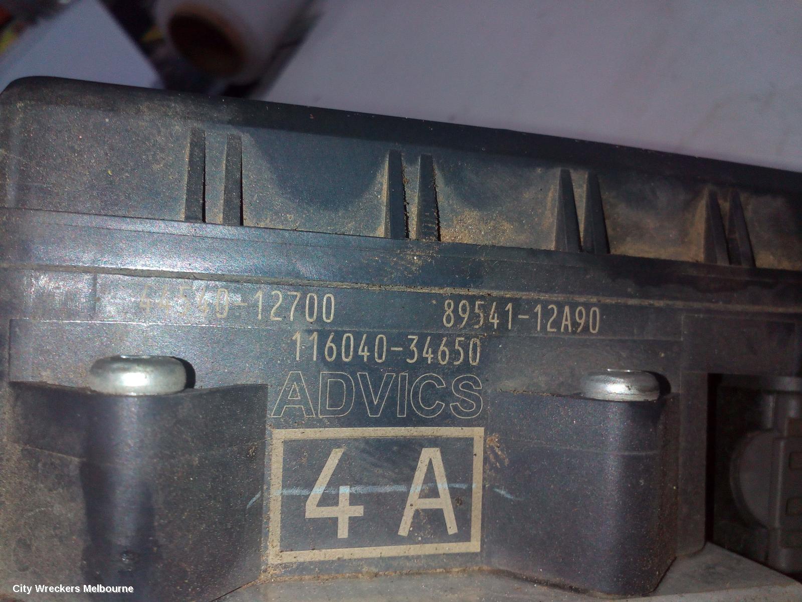 TOYOTA COROLLA ABS PUMP/MODULATOR, ZRE182R, HATCH, NON HYBRID, 03/2015 - 06/2018