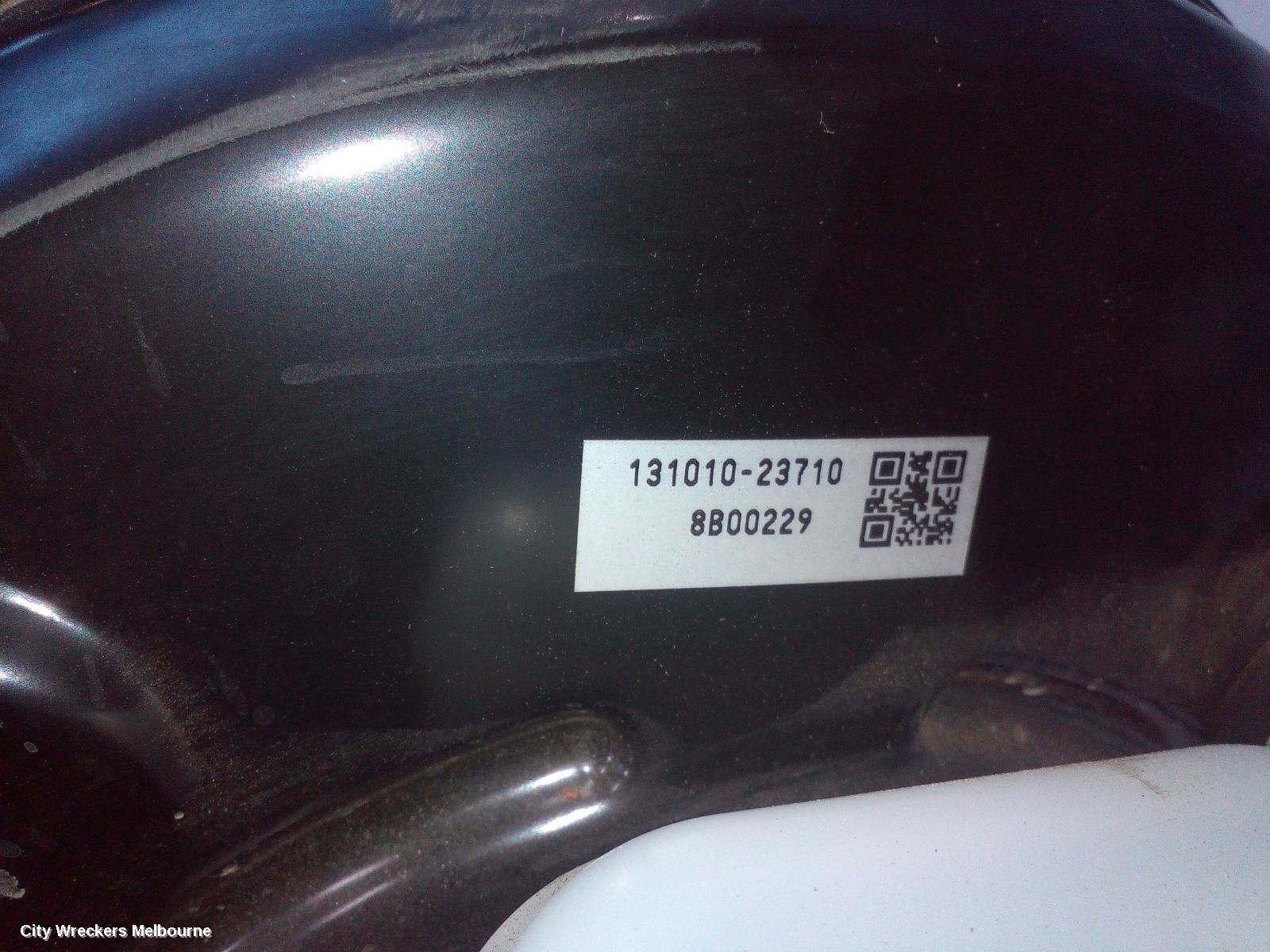 TOYOTA COROLLA BRAKE BOOSTER, ZRE182R, P/N 13101023710, 10/2012 - 06/2018