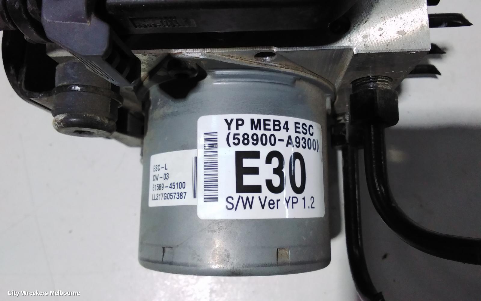 KIA CARNIVAL/GRAND CARNIVAL ABS PUMP/MODULATOR, YP, P/N 58900A9300, 02/2015 - 10/2020