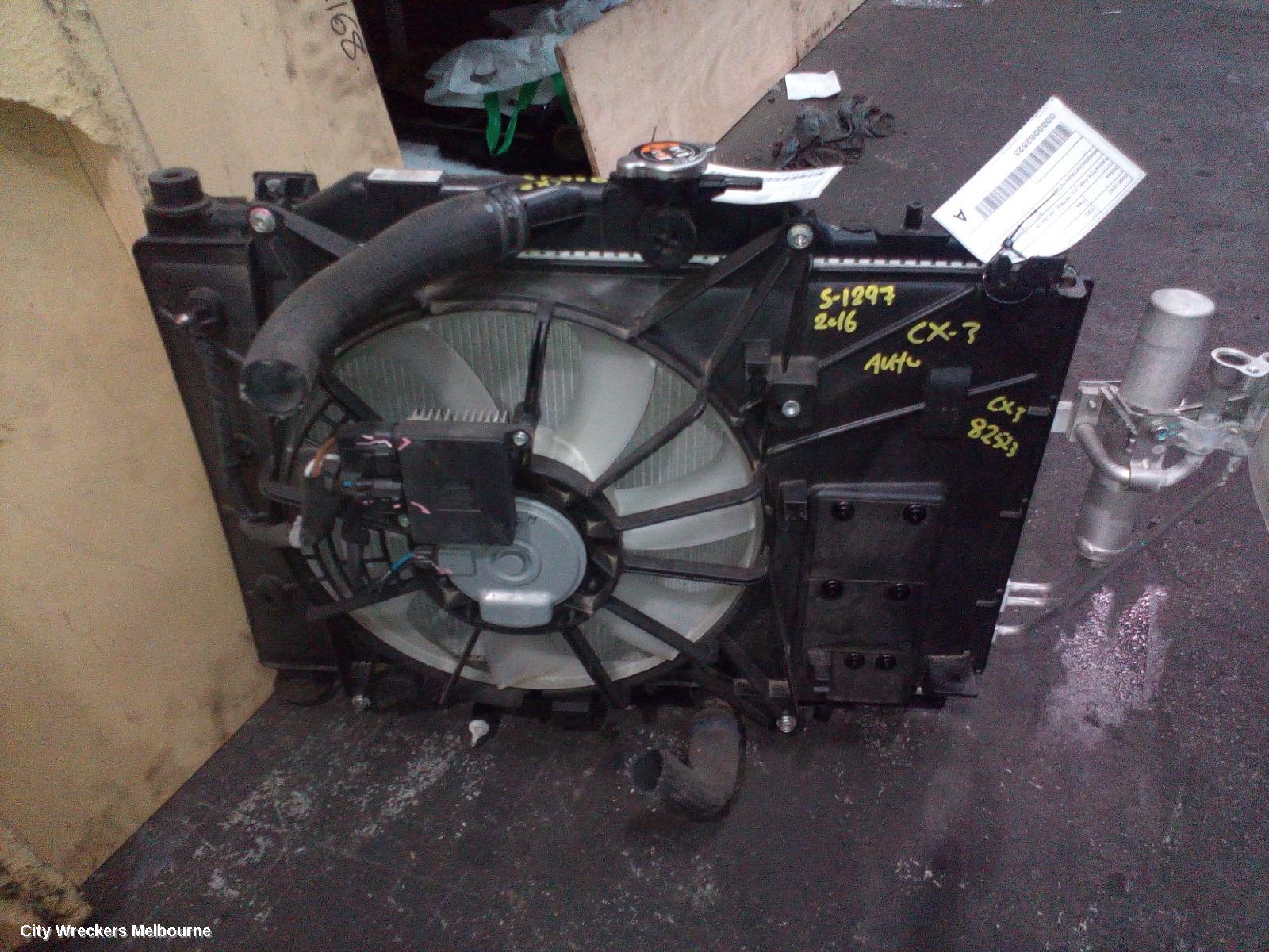 MAZDA CX3 RADIATOR, AUTO, 2.0, PETROL, DK, 03/2015 ONWARDS