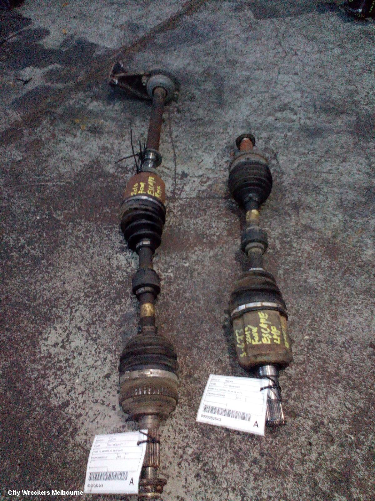 FORD ESCAPE LEFT DRIVESHAFT, FRONT, 2.3, ABS TYPE, ZD, 04/2008 - 01/2012