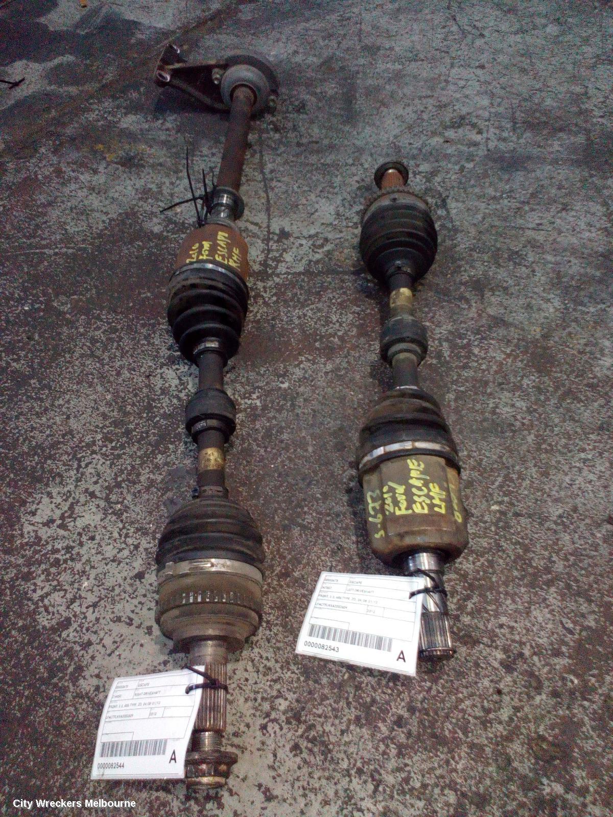 FORD ESCAPE RIGHT DRIVESHAFT, FRONT, 2.3, ABS TYPE, ZD, 04/2008 - 01/2012