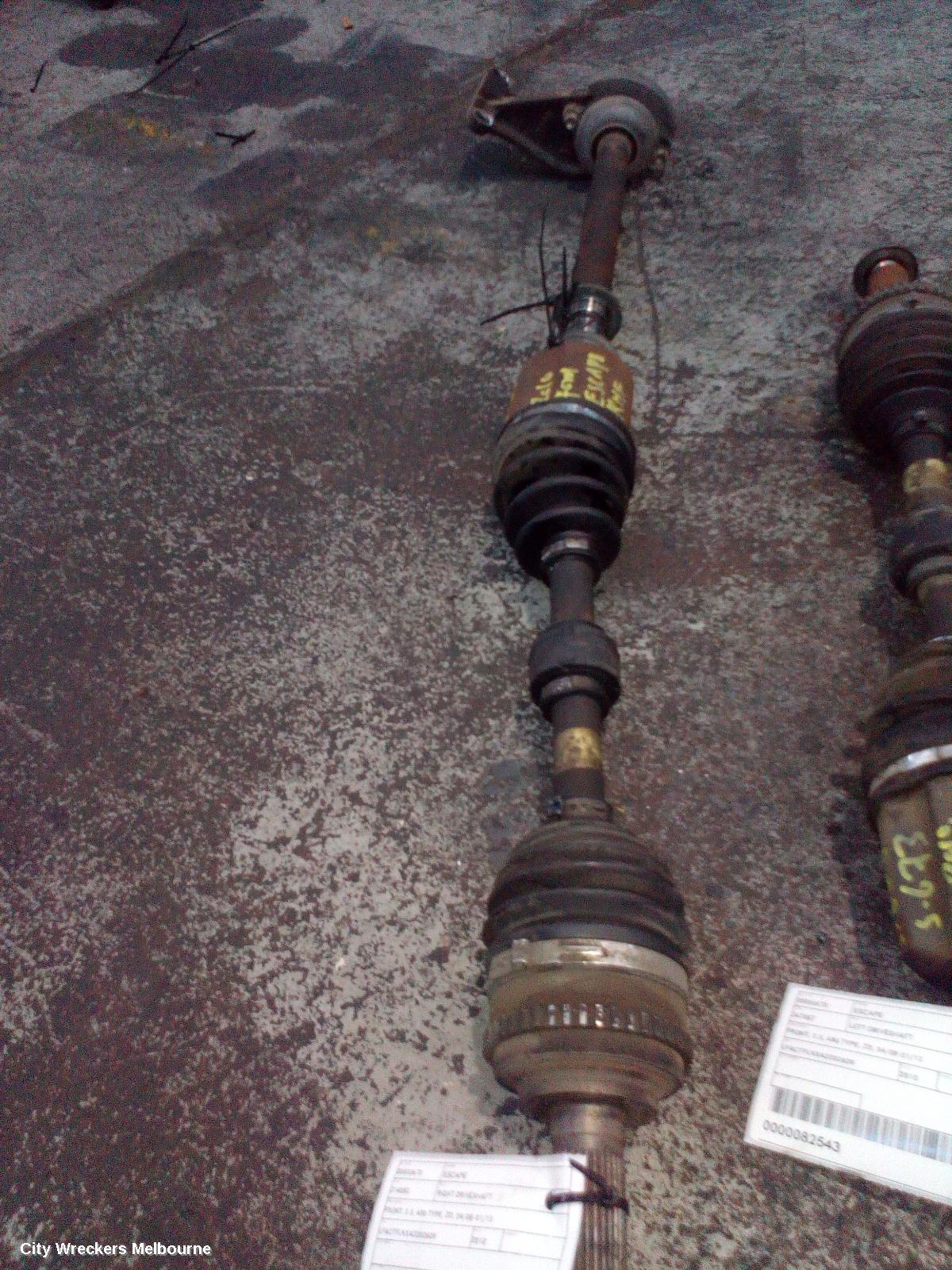 FORD ESCAPE RIGHT DRIVESHAFT, FRONT, 2.3, ABS TYPE, ZD, 04/2008 - 01/2012