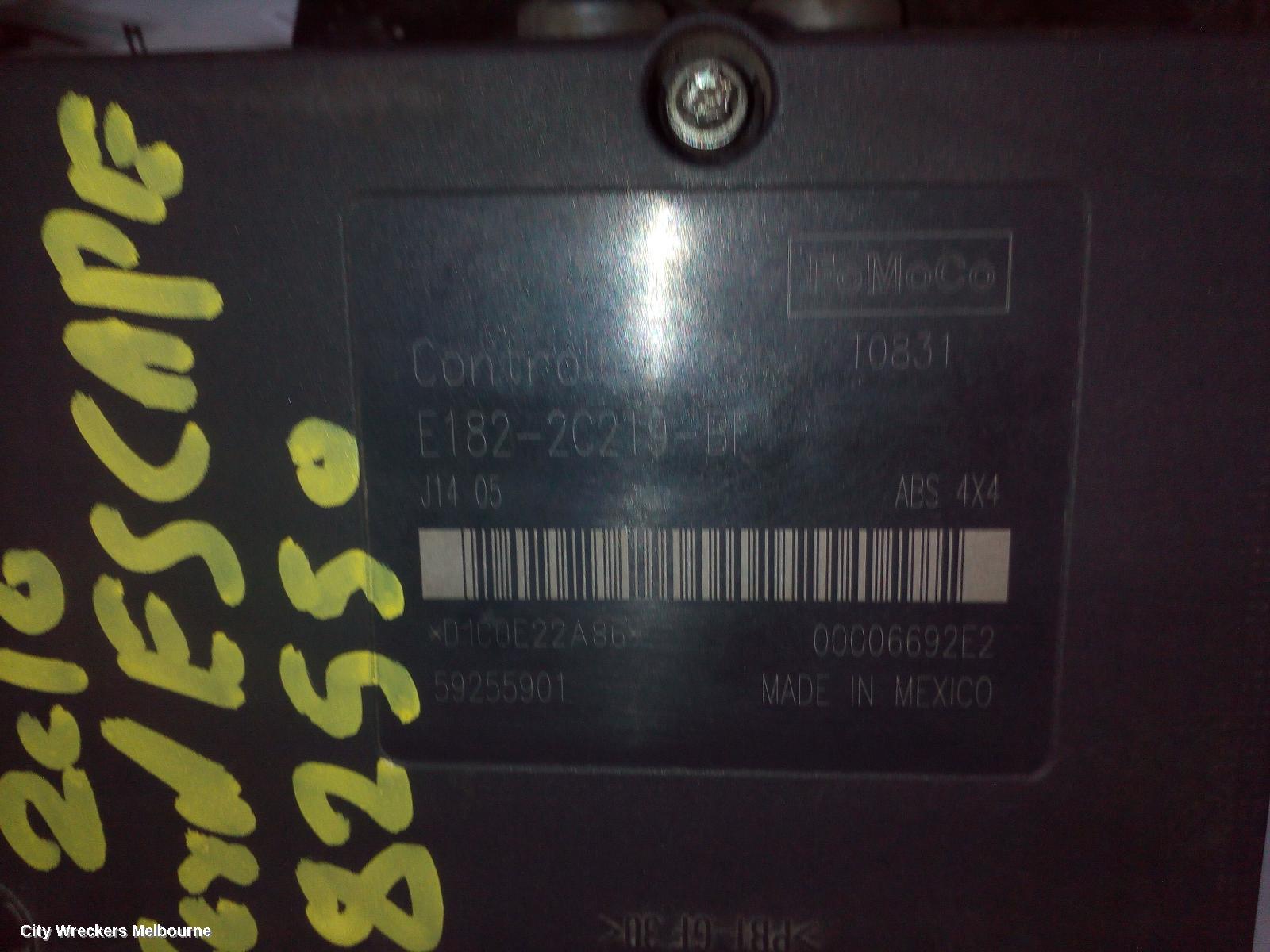 FORD ESCAPE ABS PUMP/MODULATOR, ZD, 04/2008 - 01/2012