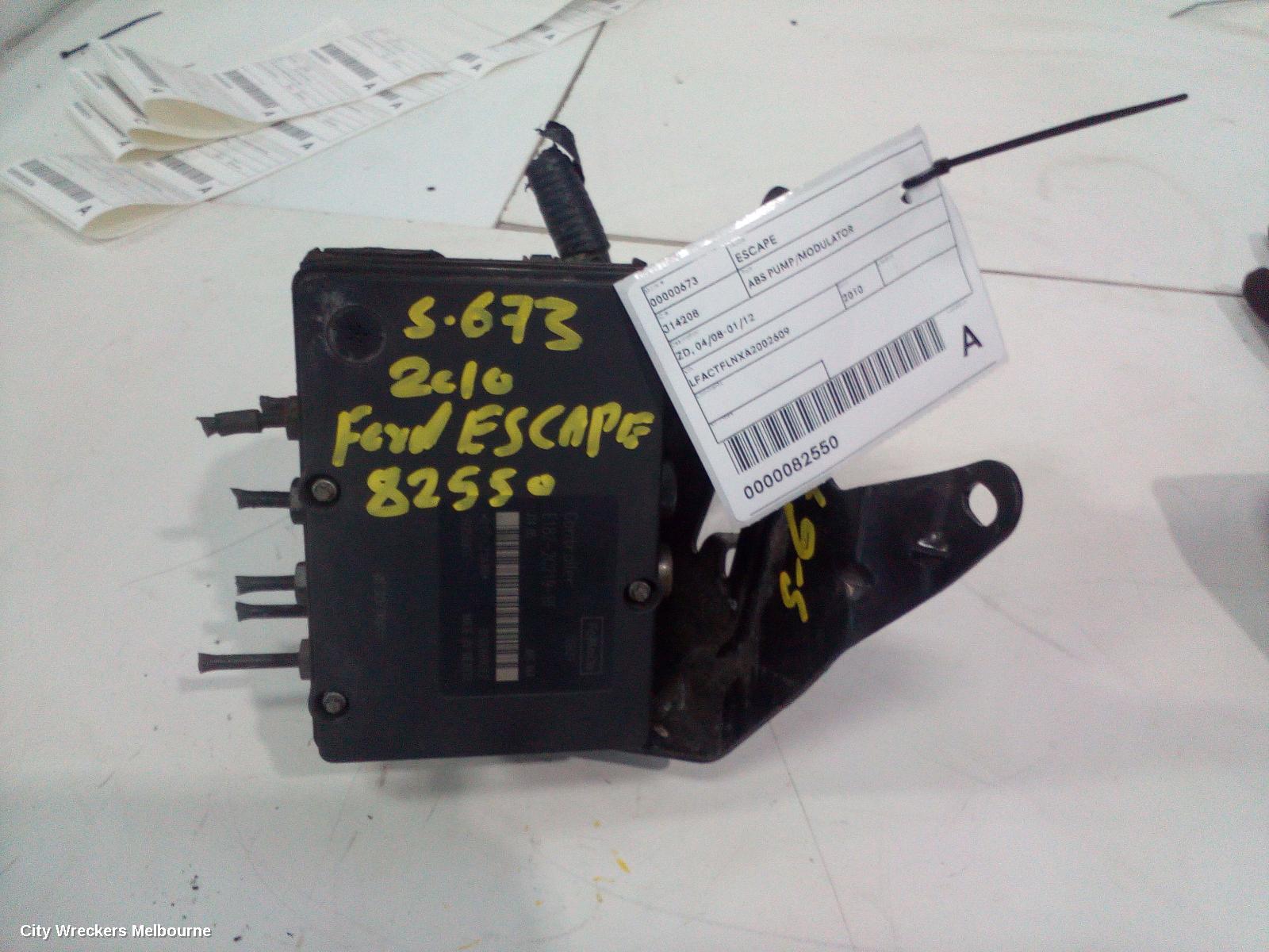 FORD ESCAPE ABS PUMP/MODULATOR, ZD, 04/2008 - 01/2012