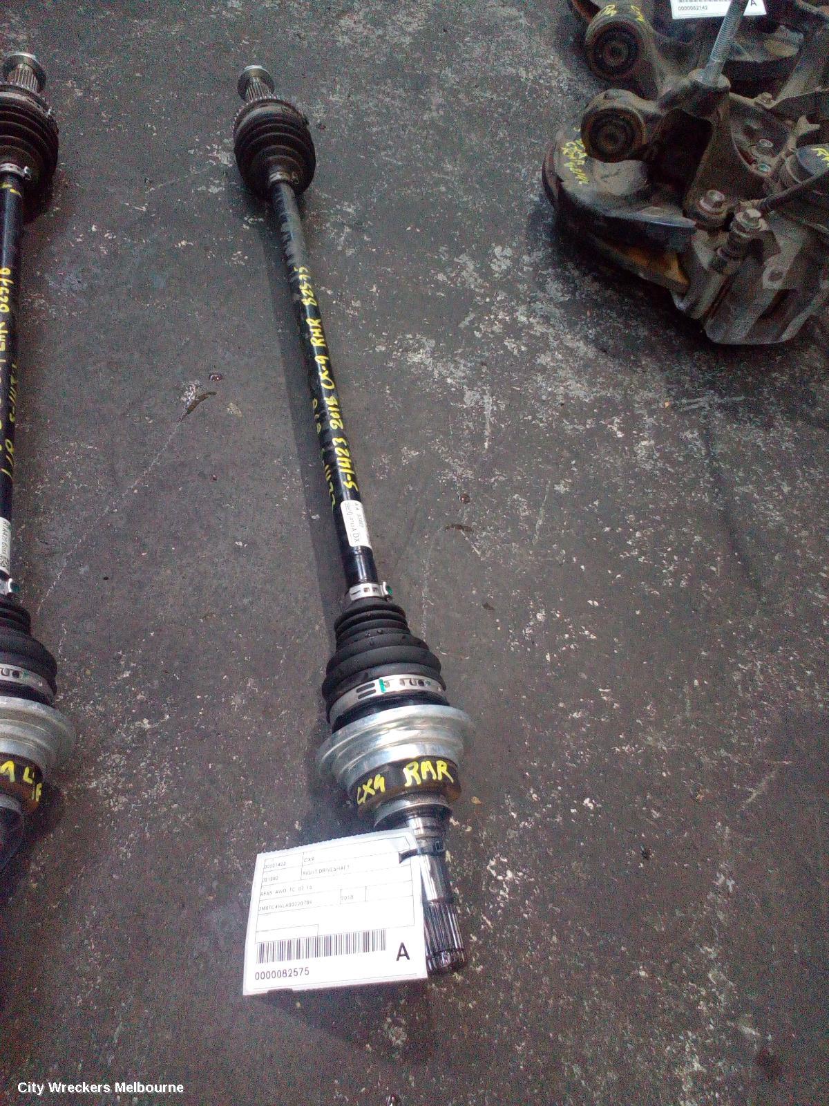 MAZDA CX9 RIGHT DRIVESHAFT, REAR, AWD, TC, 07/2016 ONWARDS