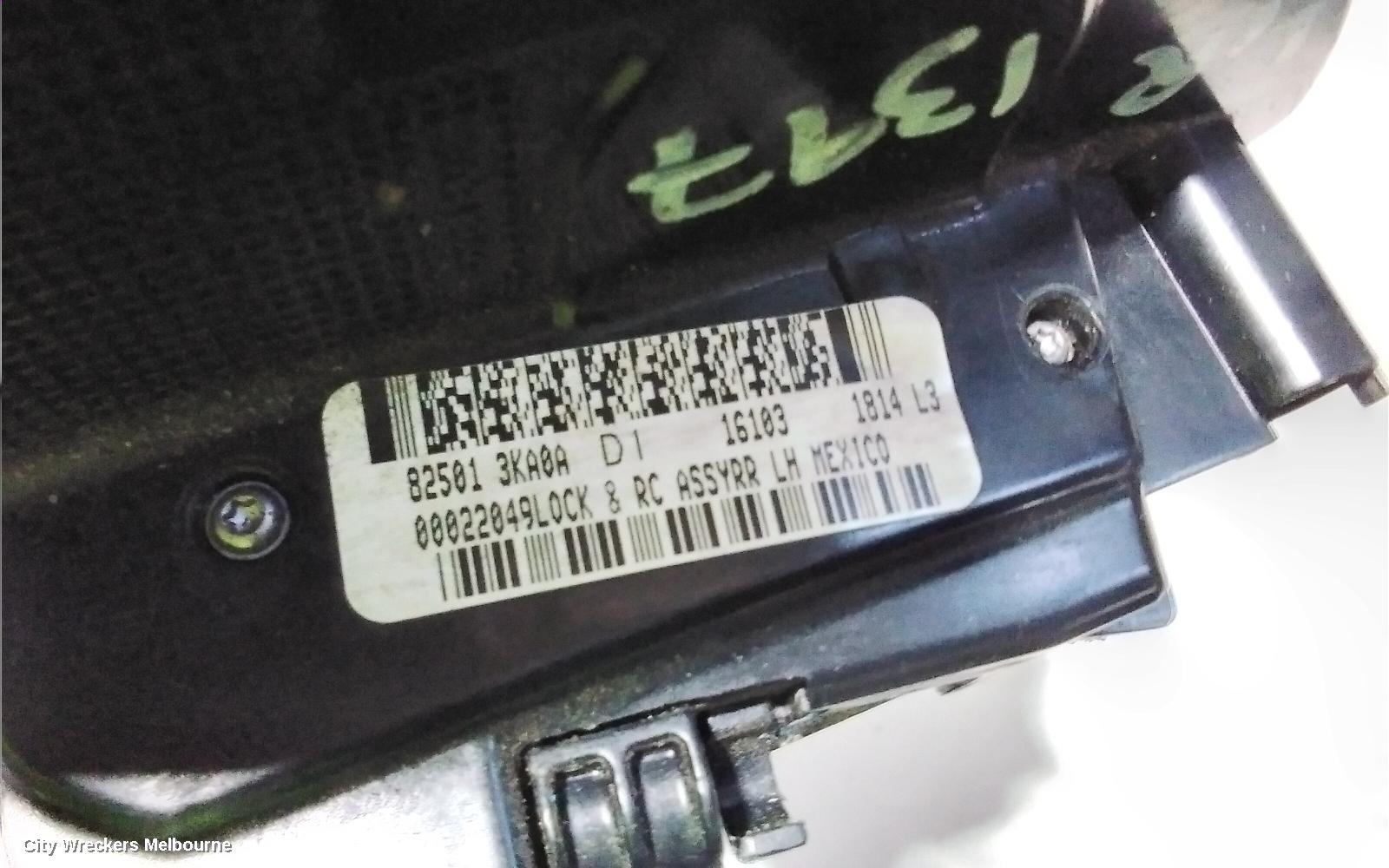 NISSAN PATHFINDER DOOR/BOOT/GATE LOCK, LEFT REAR DOOR LOCK, R52, 10/2013 - 04/2021