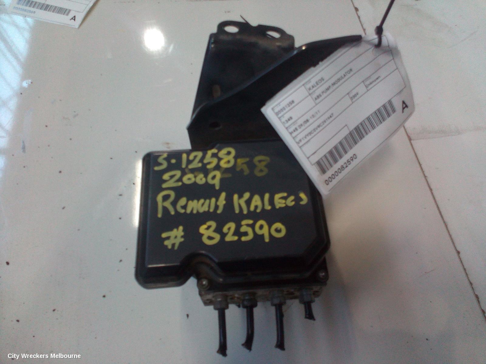 RENAULT KALEOS ABS PUMP/MODULATOR, H45, 2.5, PETROL, AWD, 09/2008 - 08/2013