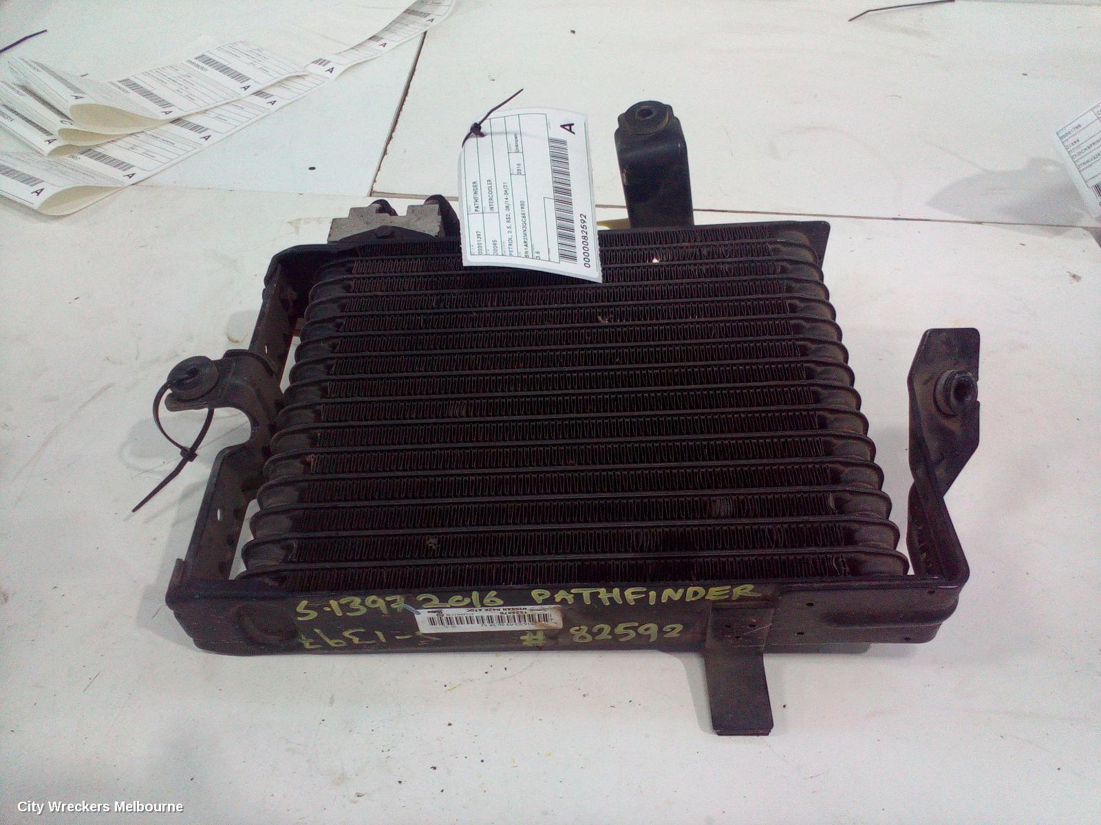 NISSAN PATHFINDER INTERCOOLER, PETROL, 2.5, R52, 08/2014 - 04/2021