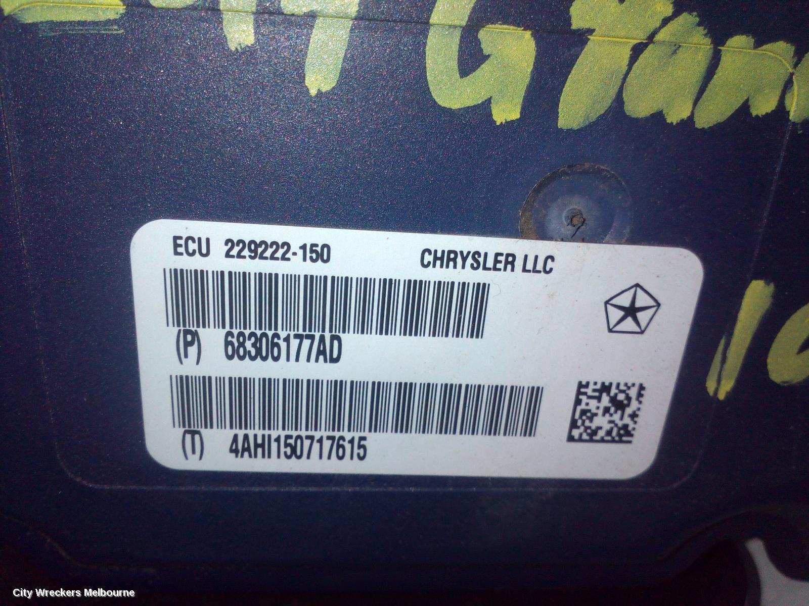 JEEP GRANDCHEROKEE ABS PUMP/MODULATOR, WK, 10/2010 - 02/2022