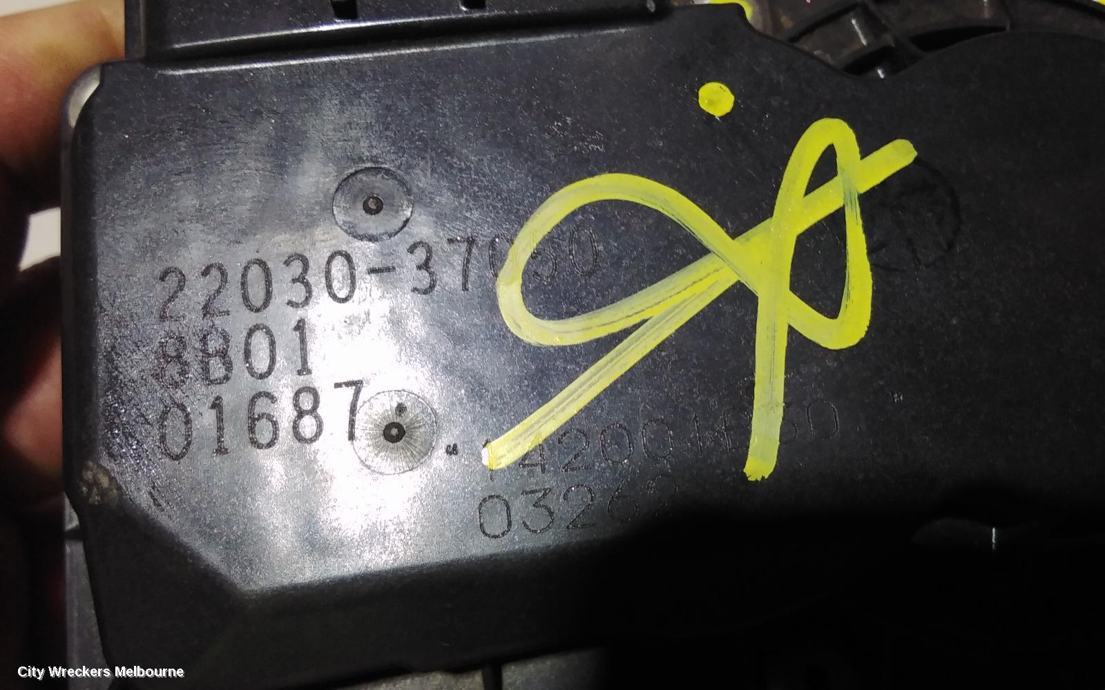 TOYOTA COROLLA THROTTLE BODY, 1.8, 2ZR-FE, ZRE172R/ZRE182R, 10/2012 - 06/2019