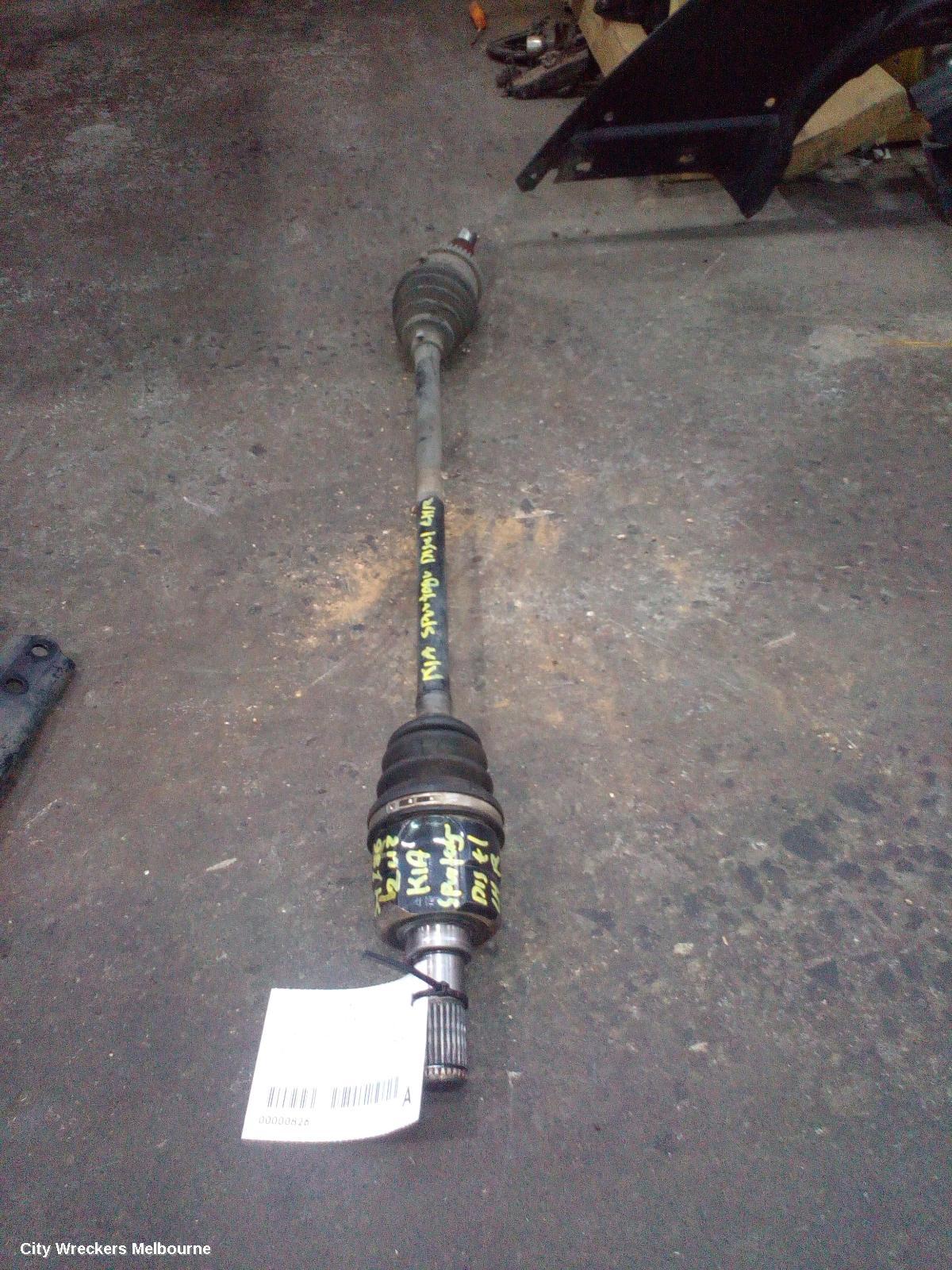 KIA SPORTAGE LEFT DRIVESHAFT, REAR, AUTO T/M, AWD, PETROL/DIESEL, SL, 05/2010 - 10/2015
