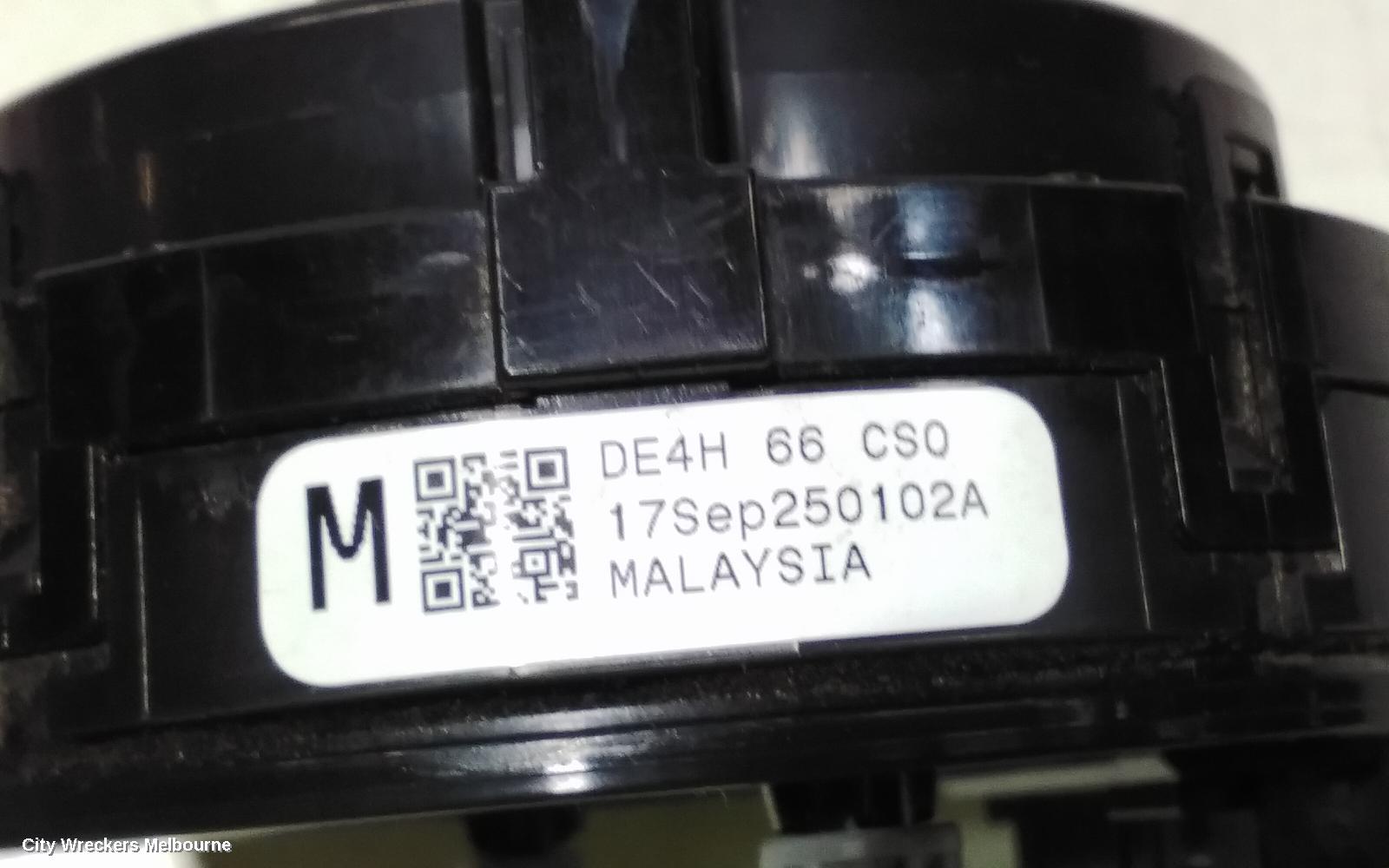 MAZDA CX3 AIRBAG MODULE/SENSOR, CLOCKSPRING, NON SMART BRAKE TYPE, DK, 03/2015 ONWARDS