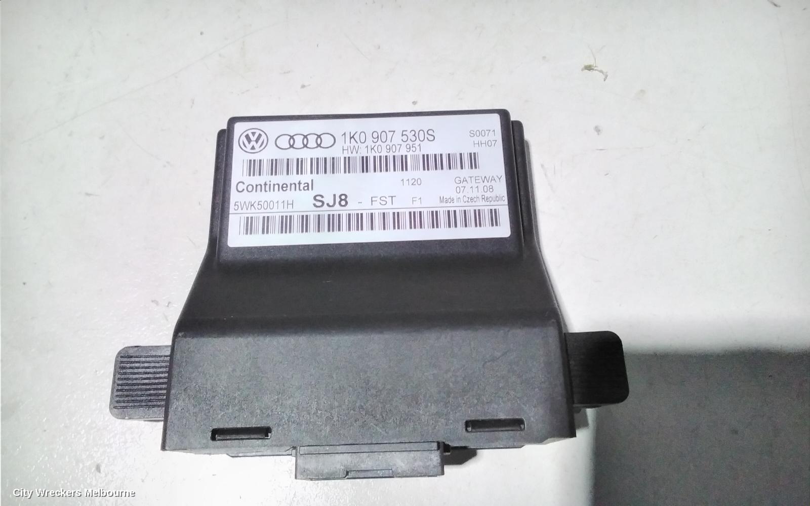 VOLKSWAGEN GOLF, GEN 6, 10/2008 - 12/2015, GATEWAY MODULE 1K0 907 530S: 82693