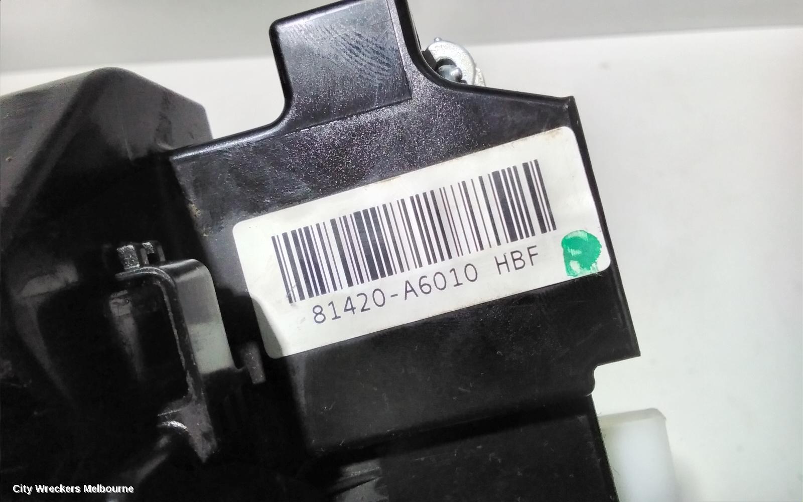 HYUNDAI I30 DOOR/BOOT/GATE LOCK, RIGHT REAR DOOR LOCK, GD, WAGON, STANDARD HANDLE TYPE, 02/2012 - 02/2017