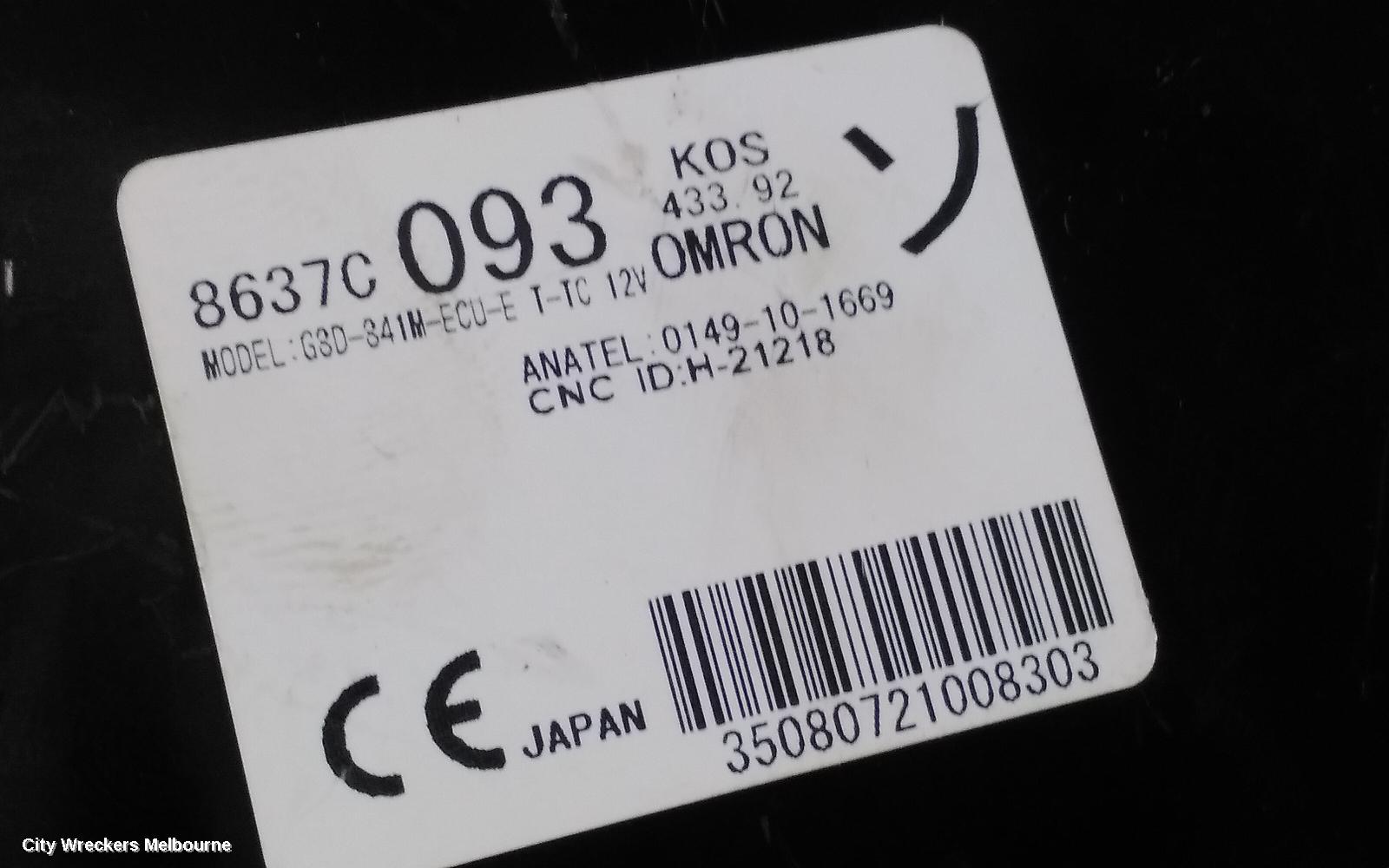 MITSUBISHI ASX ECU, ENGINE ECU, PETROL, AUTO T/M, SEC SET (ECU/IMM/READER/KEY), XB-XC, 09/2012 ONWARDS