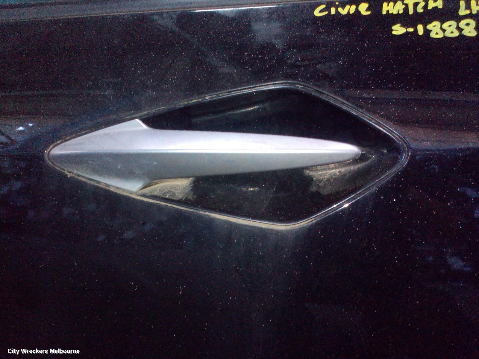 HONDA CIVIC DOOR HANDLE, OUTER, LH FRONT, 8TH GEN, SEDAN, 02/2006 - 12/2011