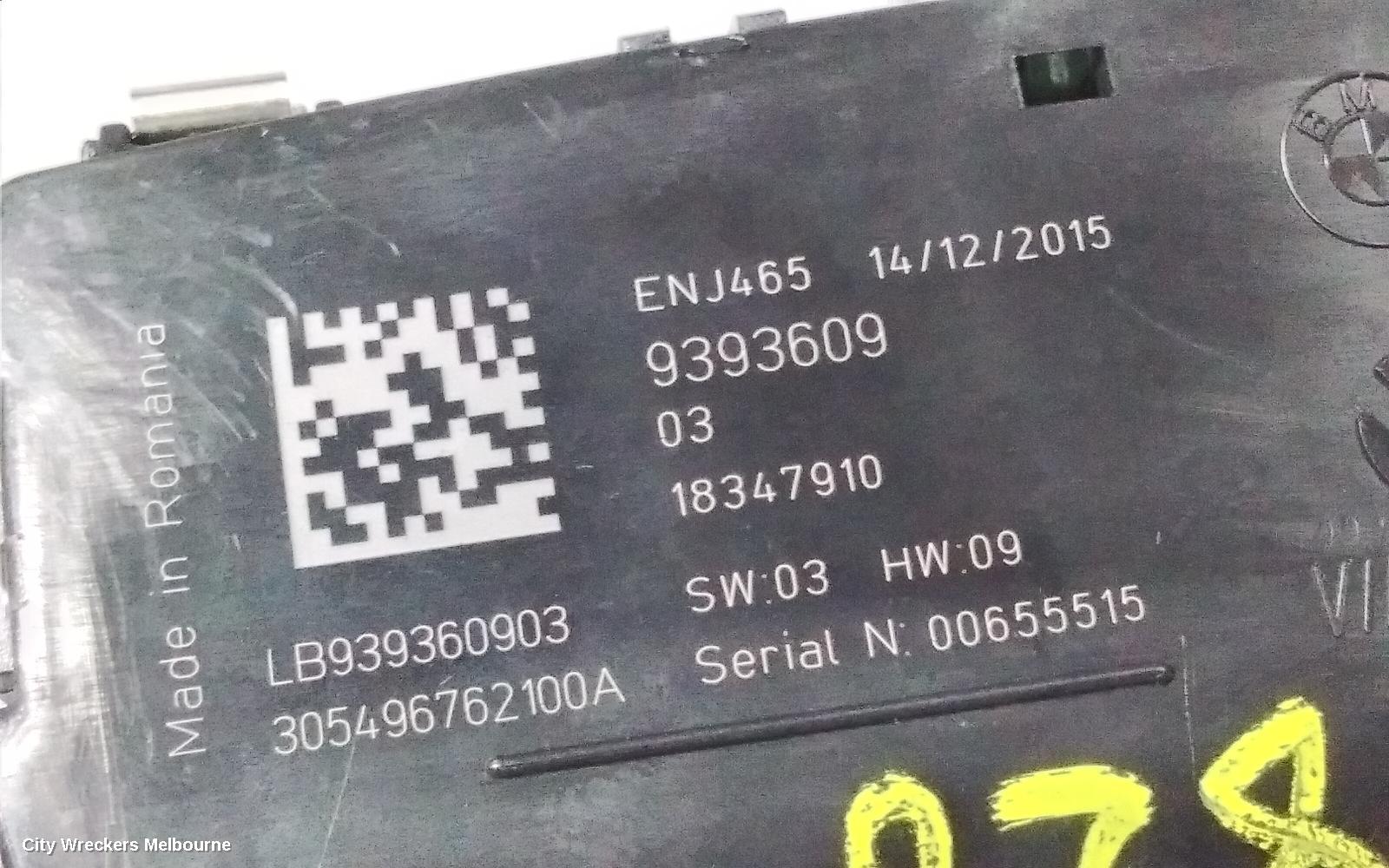 BMW X1 COMBINATION SWITCH, HEADLAMP SWITCH, F48, 08/2015 ONWARDS