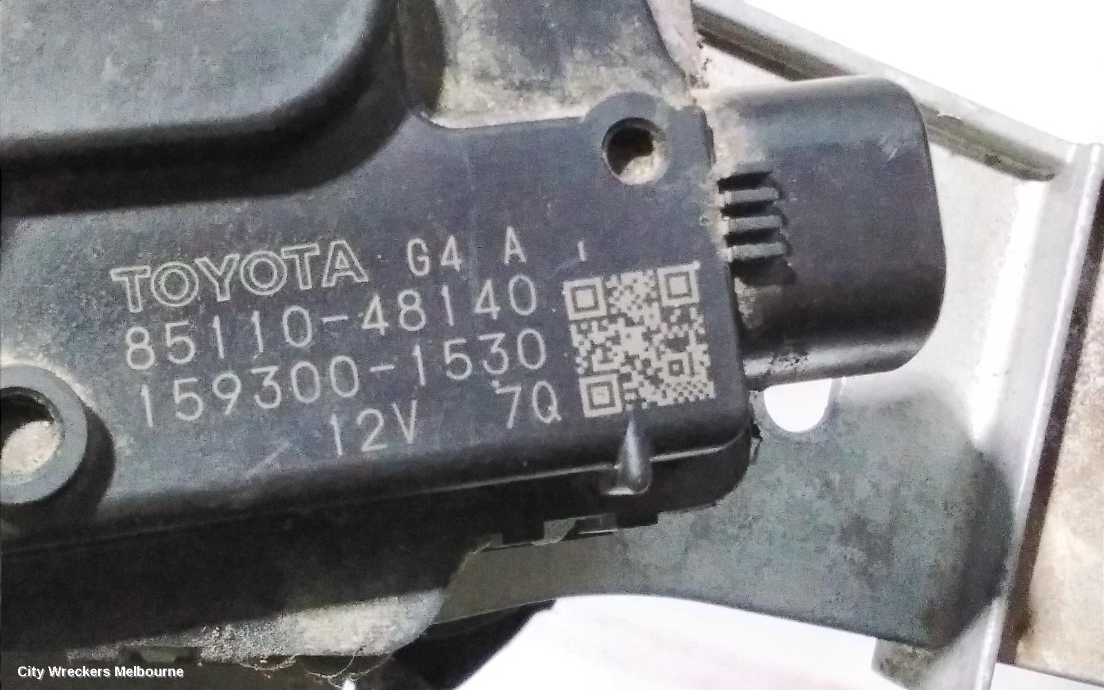 TOYOTA KLUGER WIPER MOTOR, FRONT, GSU40-GSU45, 05/2007 - 02/2014