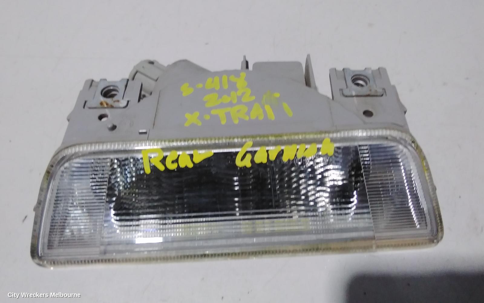 NISSAN XTRAIL LEFT TAILLIGHT, T31, BUMPER REFLECTOR, 09/2007 - 12/2013
