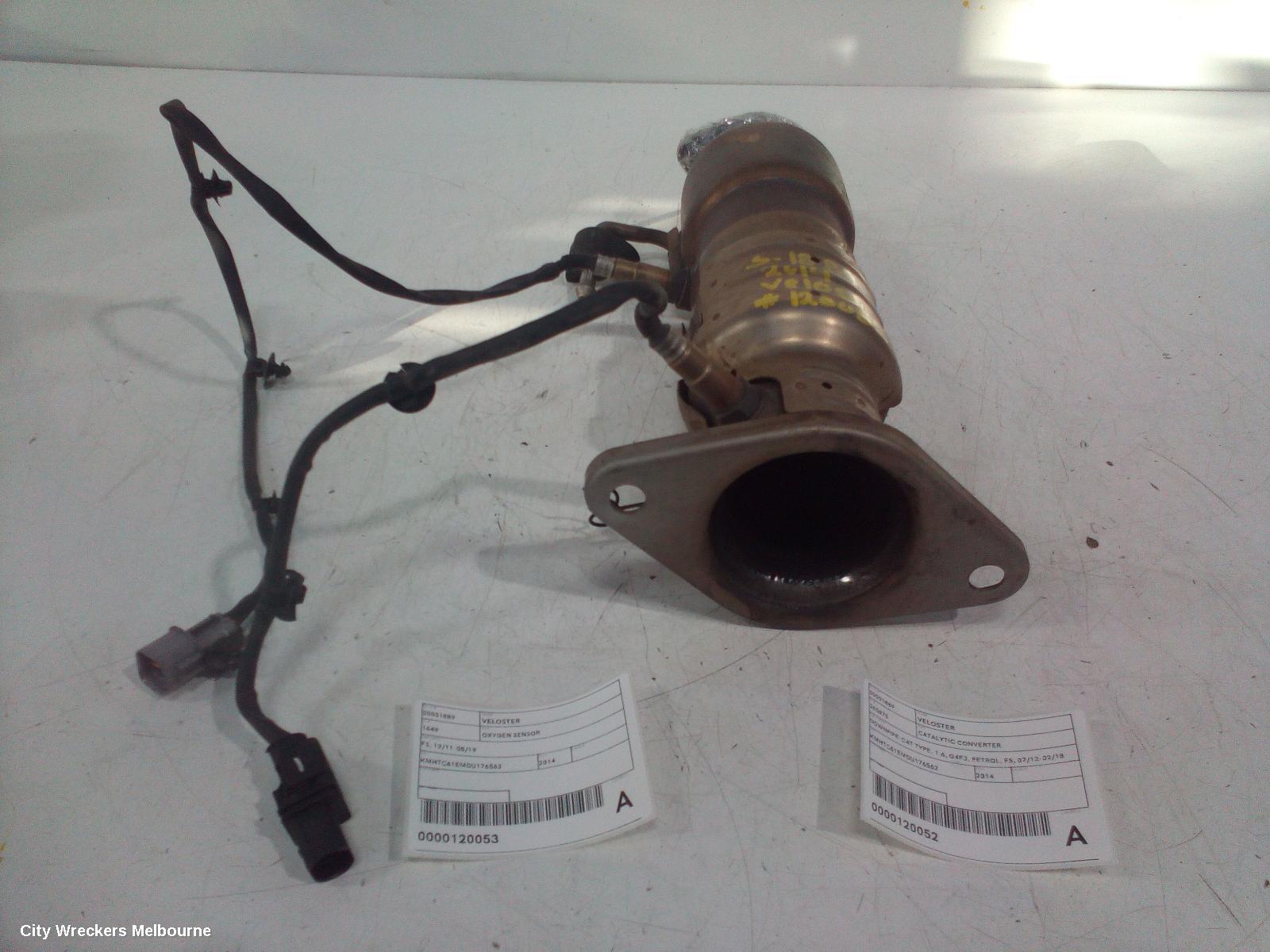 HYUNDAI VELOSTER CATALYTIC CONVERTER, DOWNPIPE-CAT TYPE, 1.6, G4FJ, PETROL, FS, 07/2012 - 02/2018