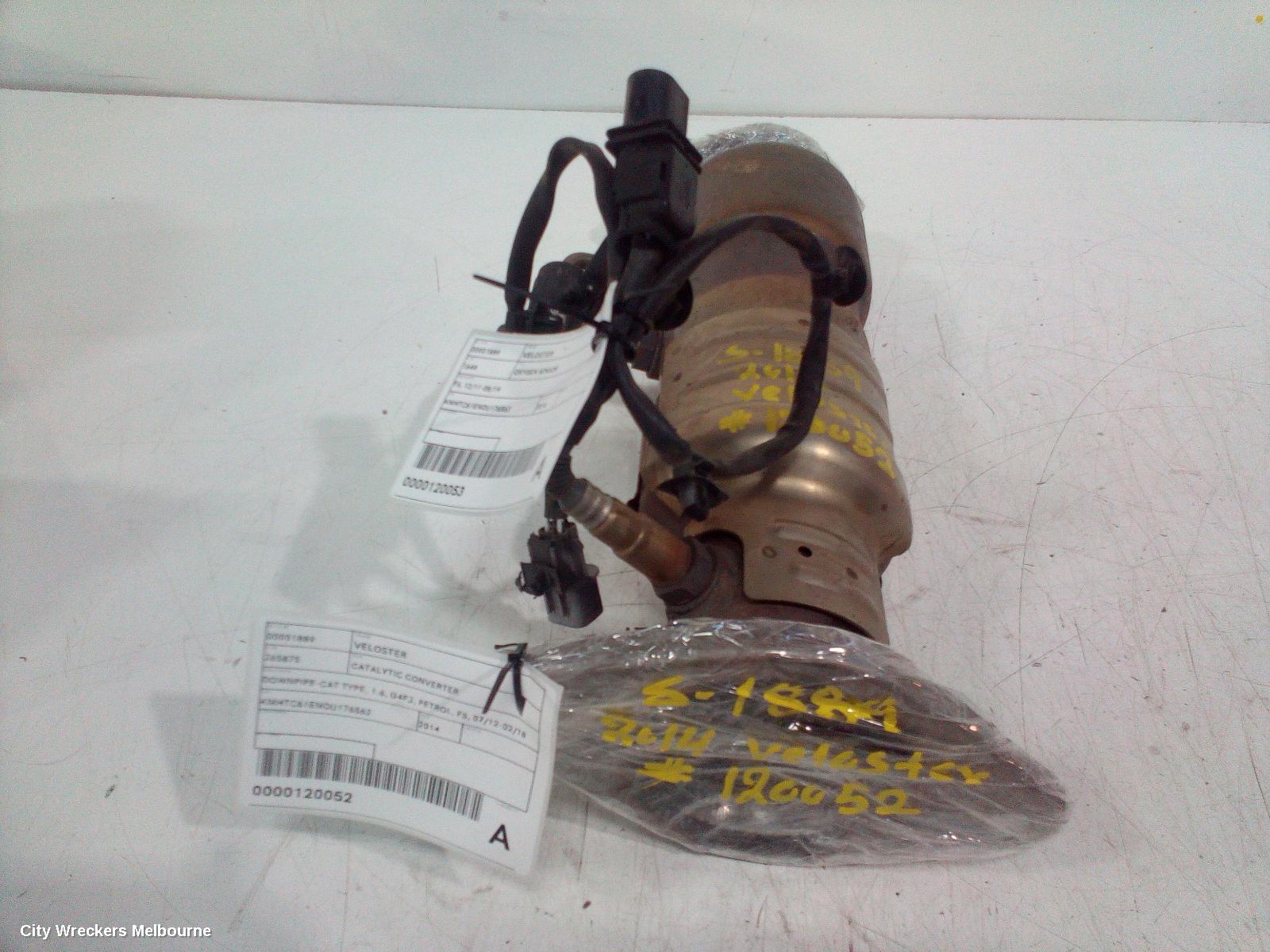 HYUNDAI VELOSTER CATALYTIC CONVERTER, DOWNPIPE-CAT TYPE, 1.6, G4FJ, PETROL, FS, 07/2012 - 02/2018