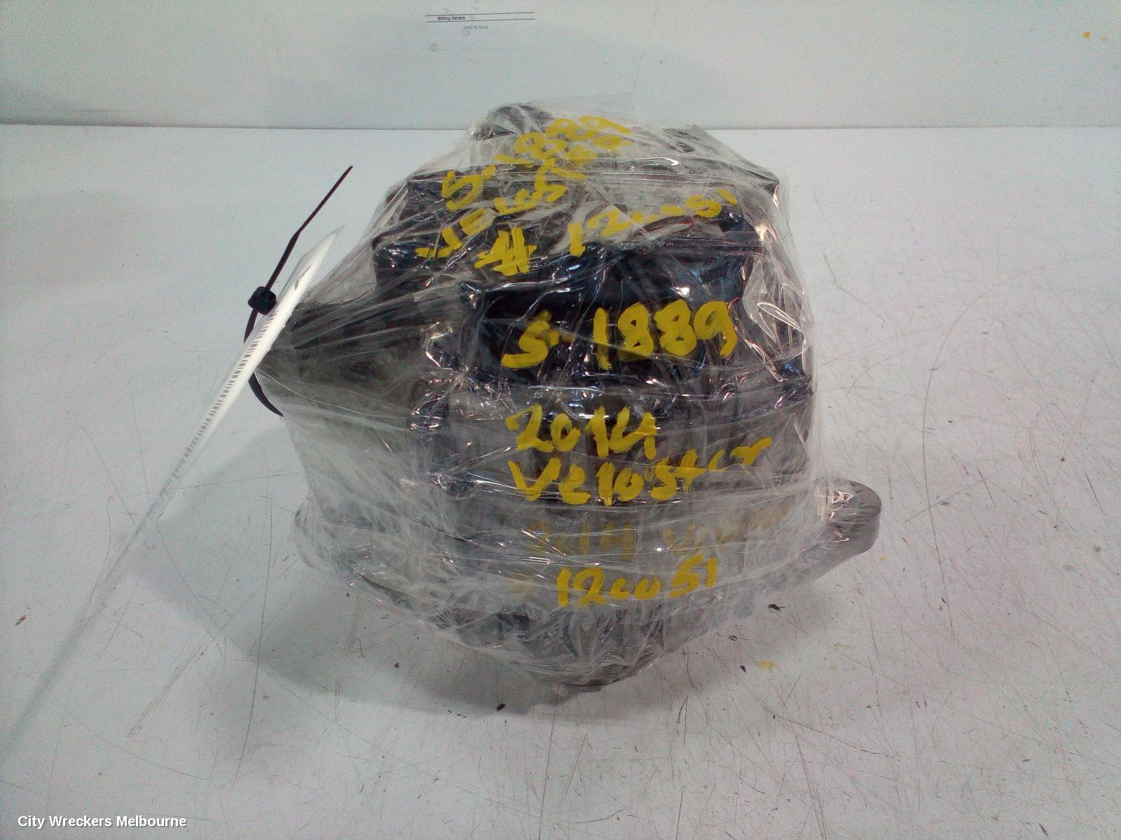HYUNDAI VELOSTER ALTERNATOR, 1.6, G4FJ, TURBO, 07/2012 - 02/2018