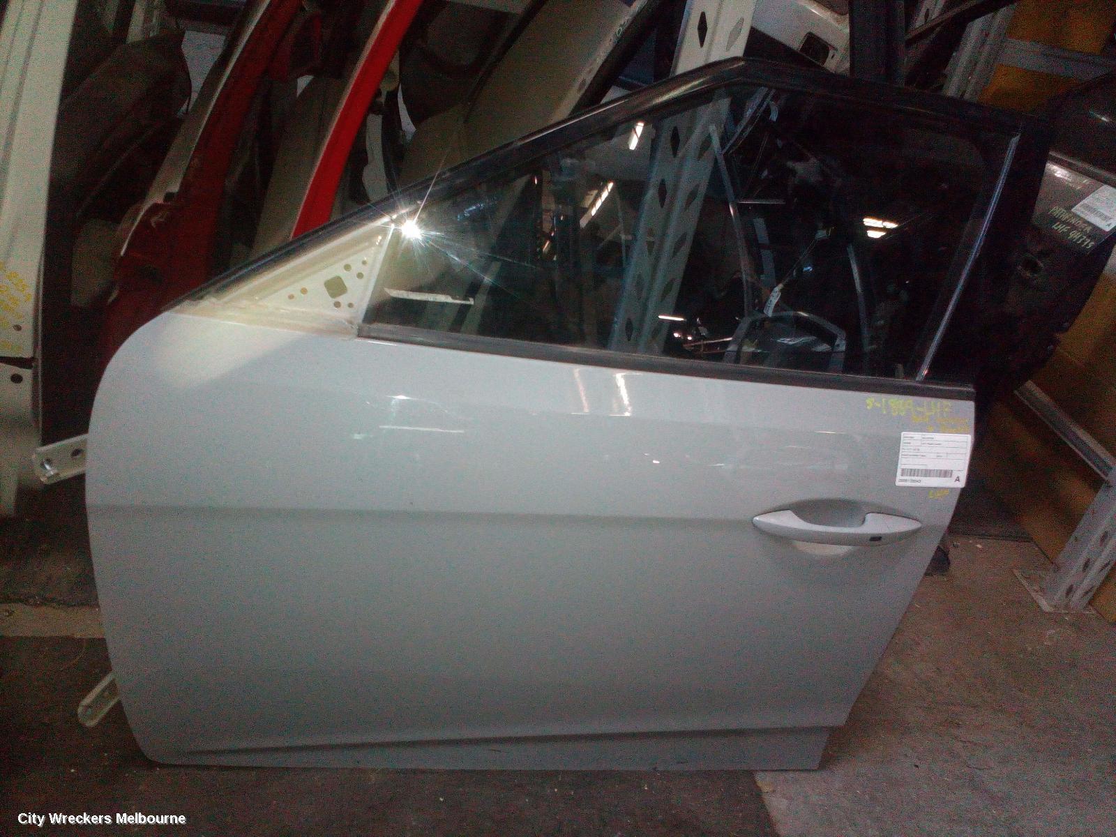HYUNDAI VELOSTER LEFT FRONT DOOR, FS, 12/2011 - 02/2018