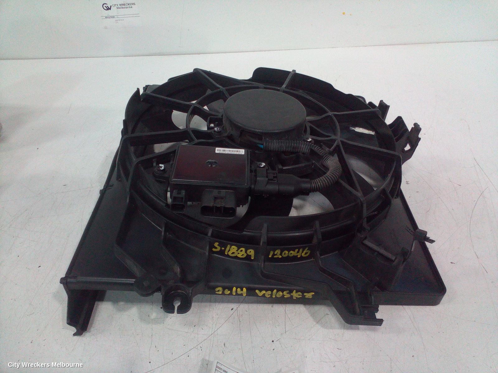 HYUNDAI VELOSTER FAN, RADIATOR FAN, FS, TURBO TYPE, 07/2012 - 02/2018