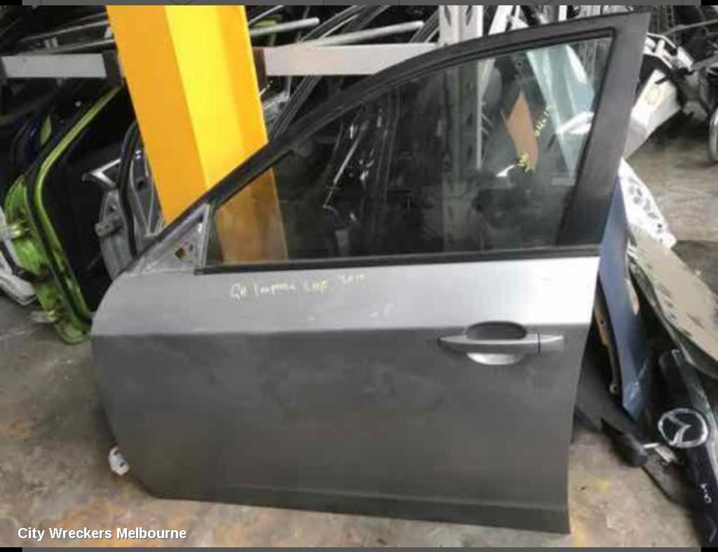SUBARU IMPREZA LEFT FRONT DOOR, G3, SEDAN/HATCH, R/RX/RS/XV, 04/2007 - 11/2011