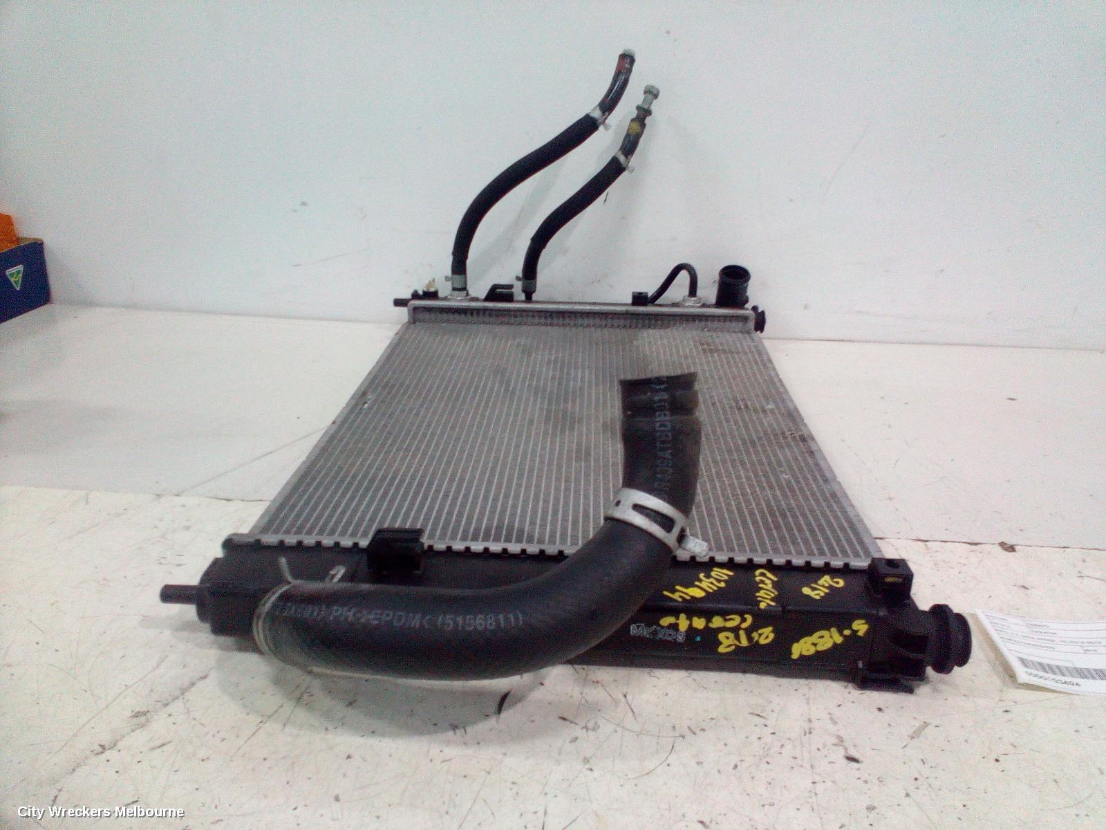 KIA CERATO RADIATOR, AUTO, 2.0, G4NA, PETROL, YD, 03/2016 - 05/2018