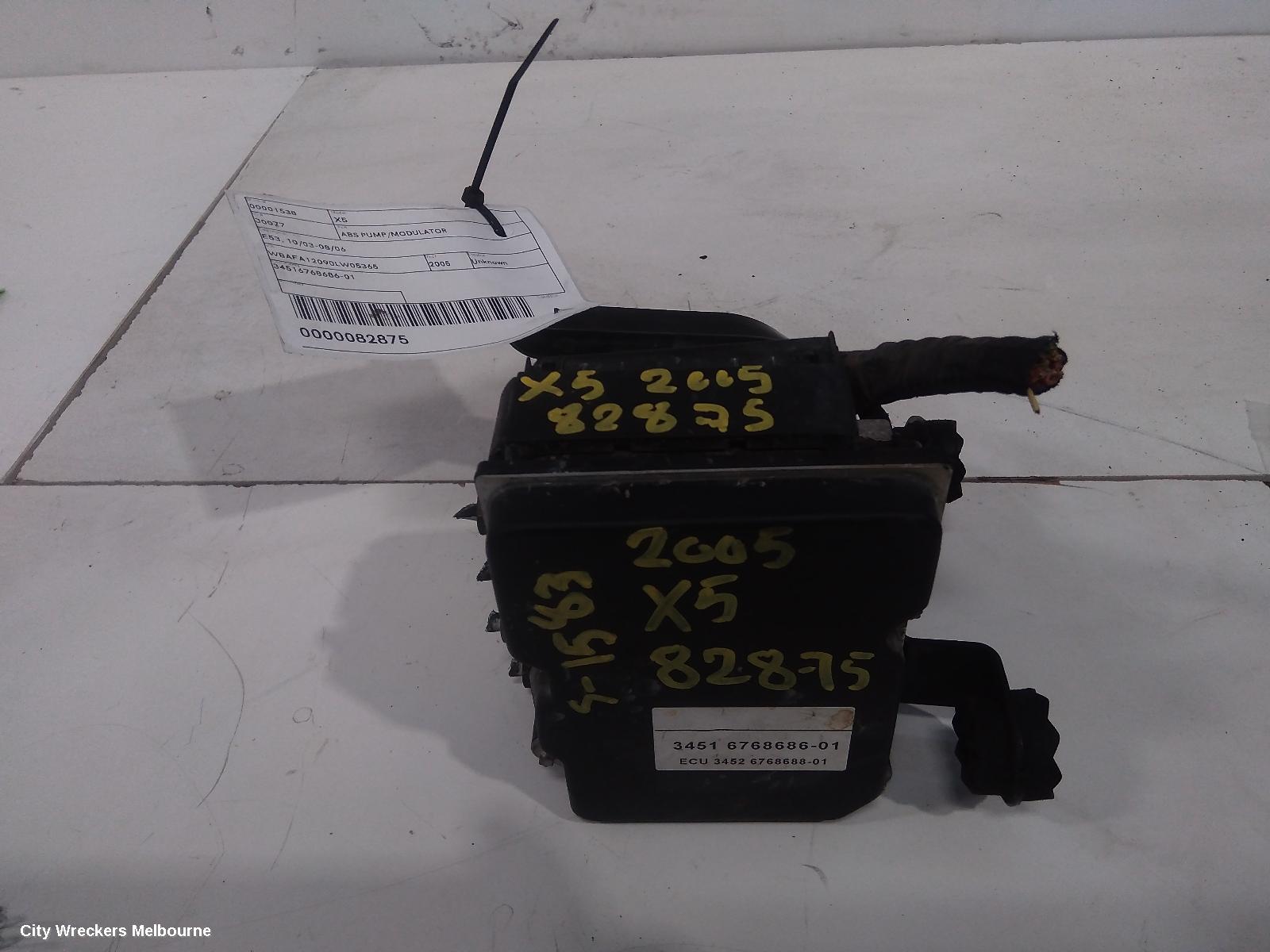 BMW X5 ABS PUMP/MODULATOR, E53, 10/2003 - 08/2006