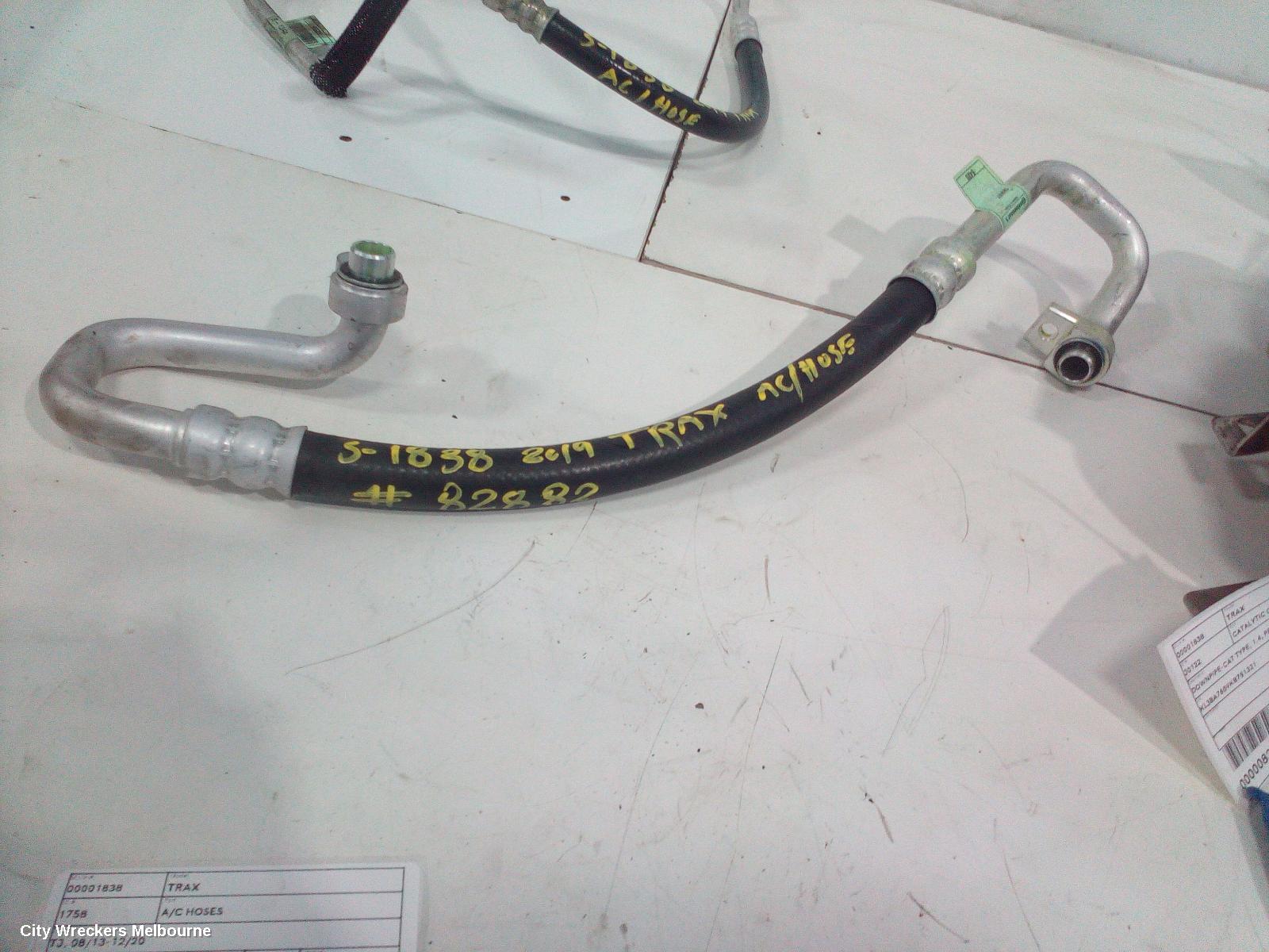 HOLDEN TRAX A/C HOSES, TJ, EVAPORATOR TO COMPRESSOR/CONDENSER, 08/2013 - 12/2020