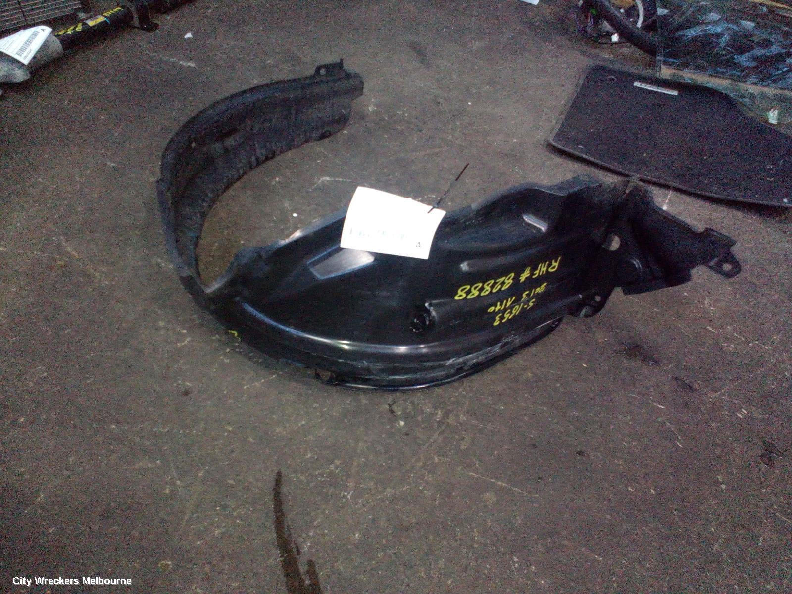 SUZUKI ALTO RIGHT GUARD LINER, GF, 07/2009 - 12/2014