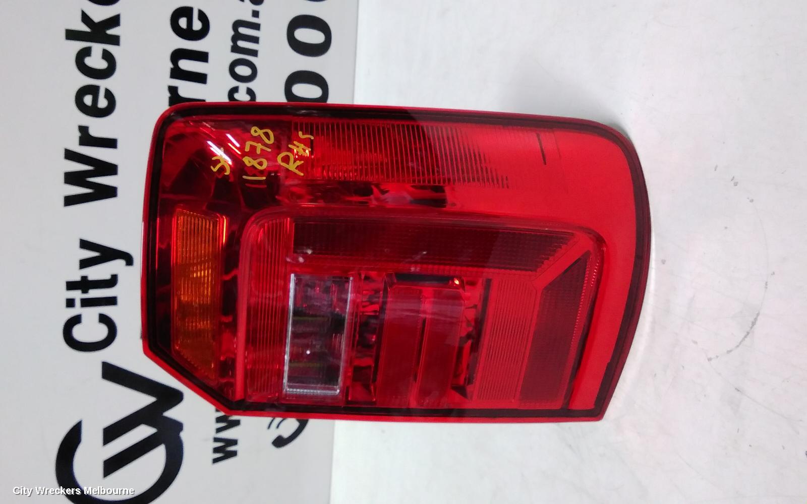 VOLKSWAGEN CADDY RIGHT TAILLIGHT, 2KN, TAILGATE TYPE, 07/2015 - 02/2021