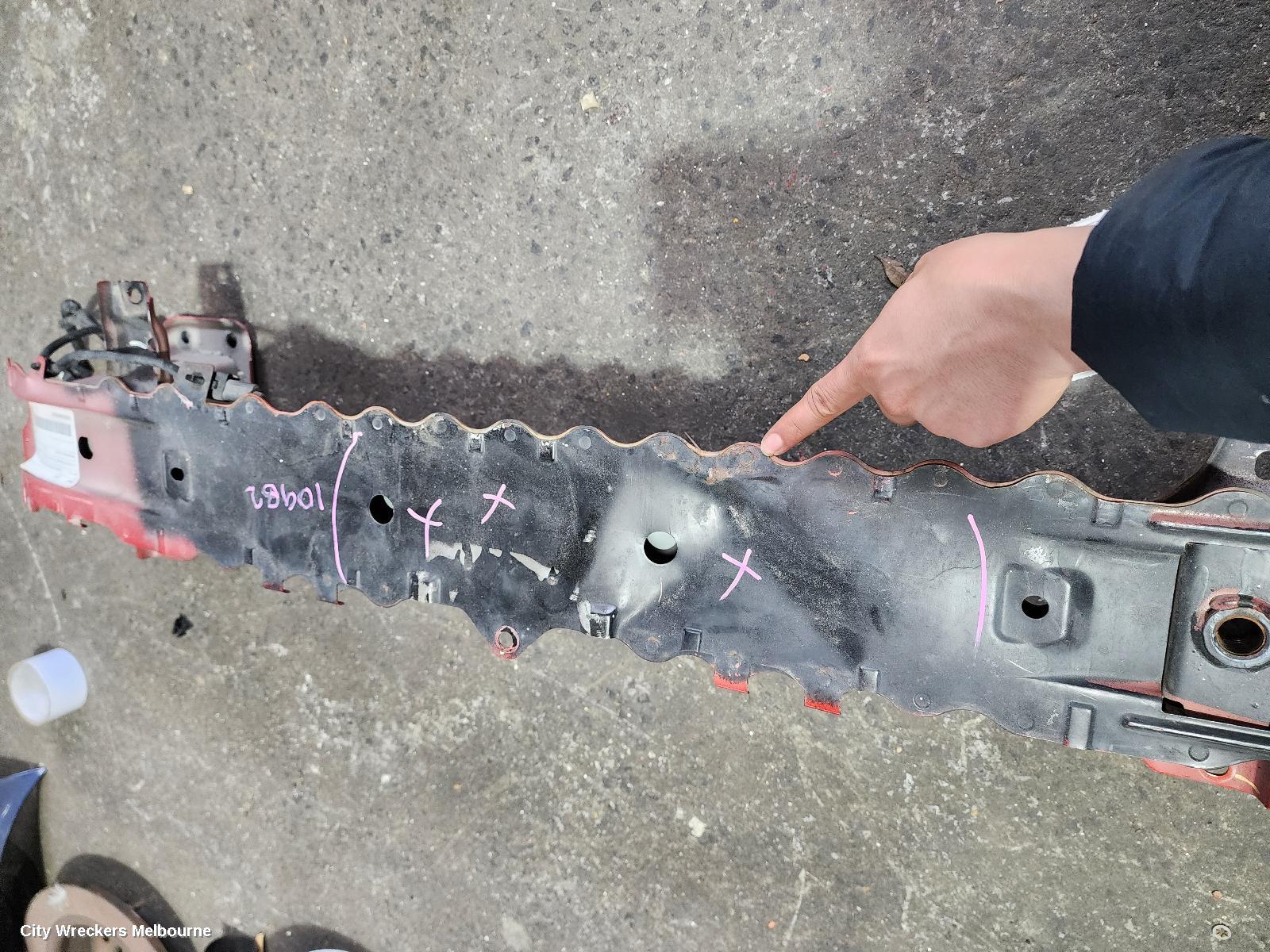 FORD FIESTA F/BAR REINFORC/BRACK, MAIN REINFORCEMENT, WS-WT, 07/2008 ONWARDS
