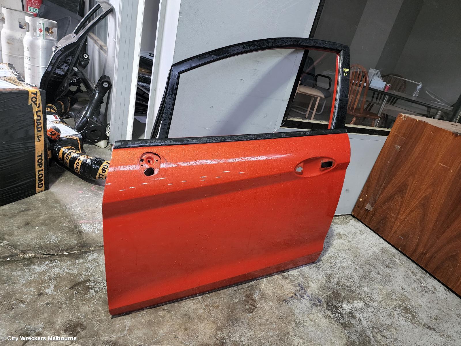 FORD FIESTA LEFT FRONT DOOR, WT-WZ, SEDAN/5DR HATCH, 10/2010 - 12/2019