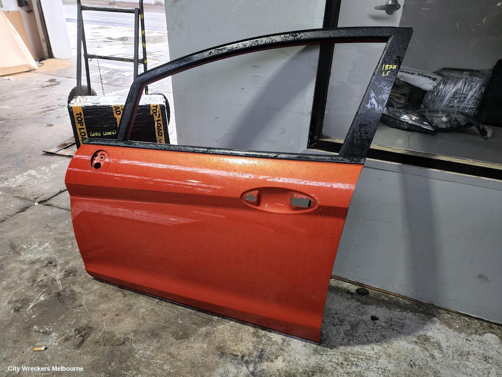 FORD FIESTA LEFT FRONT DOOR, WT-WZ, SEDAN/5DR HATCH, 10/2010 - 12/2019