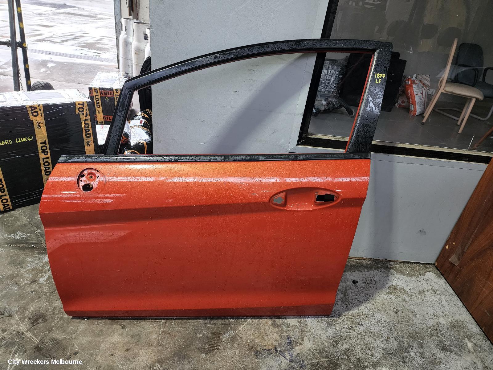 FORD FIESTA LEFT FRONT DOOR, WT-WZ, SEDAN/5DR HATCH, 10/2010 - 12/2019