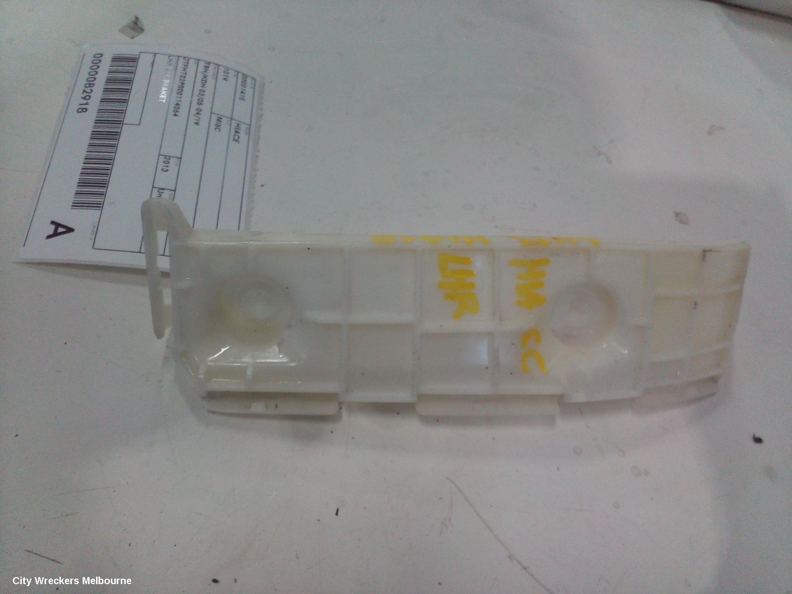 TOYOTA HIACE, TRH/KDH 03/2005 - 04/2019, LHR BAR BRAKET: 82918