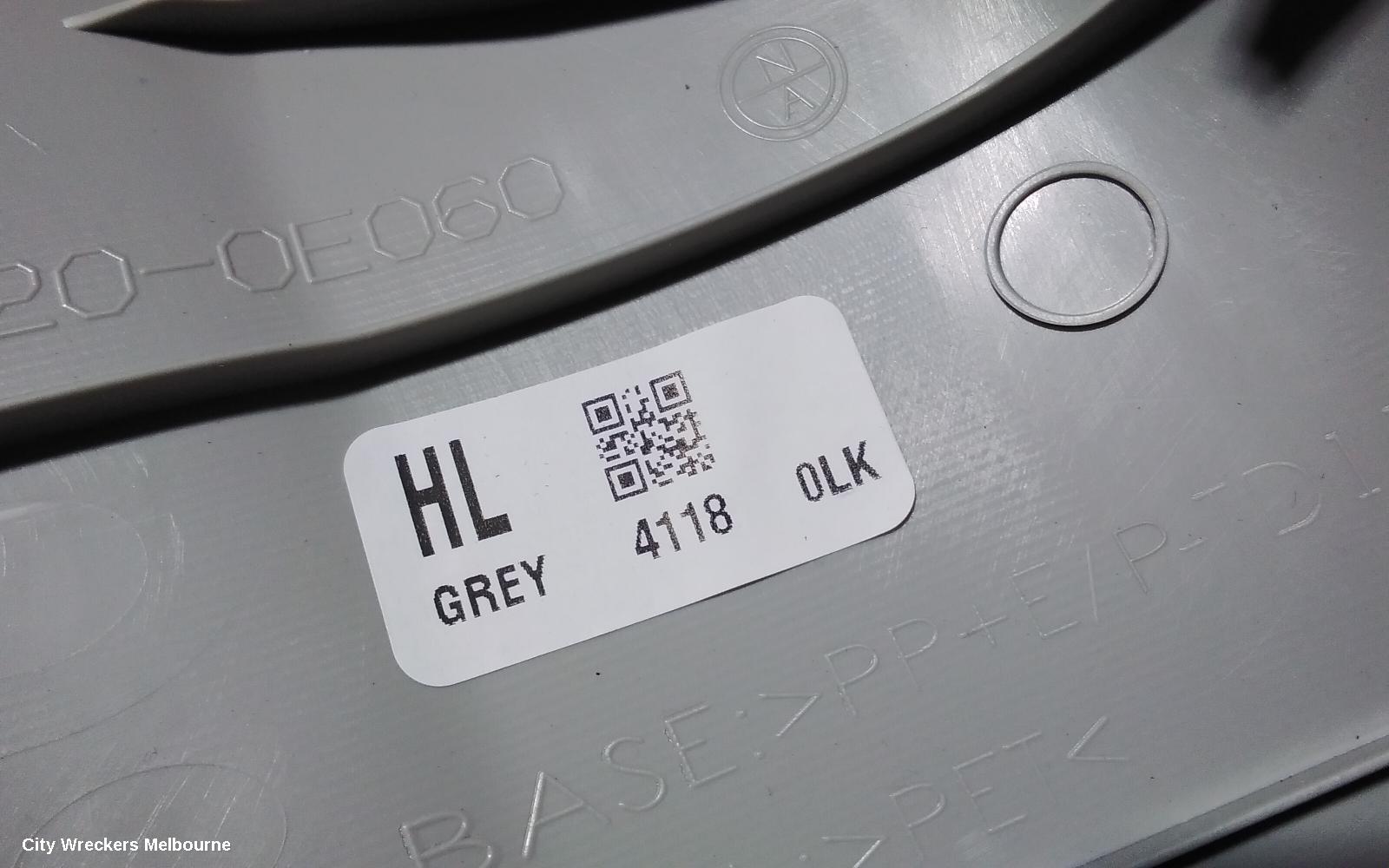 TOYOTA KLUGER, XU50 SERIES, 03/2014 - 02/2021, 62220-0E060-A1 (A PILLAR COVER LEFT SIDE): 82924