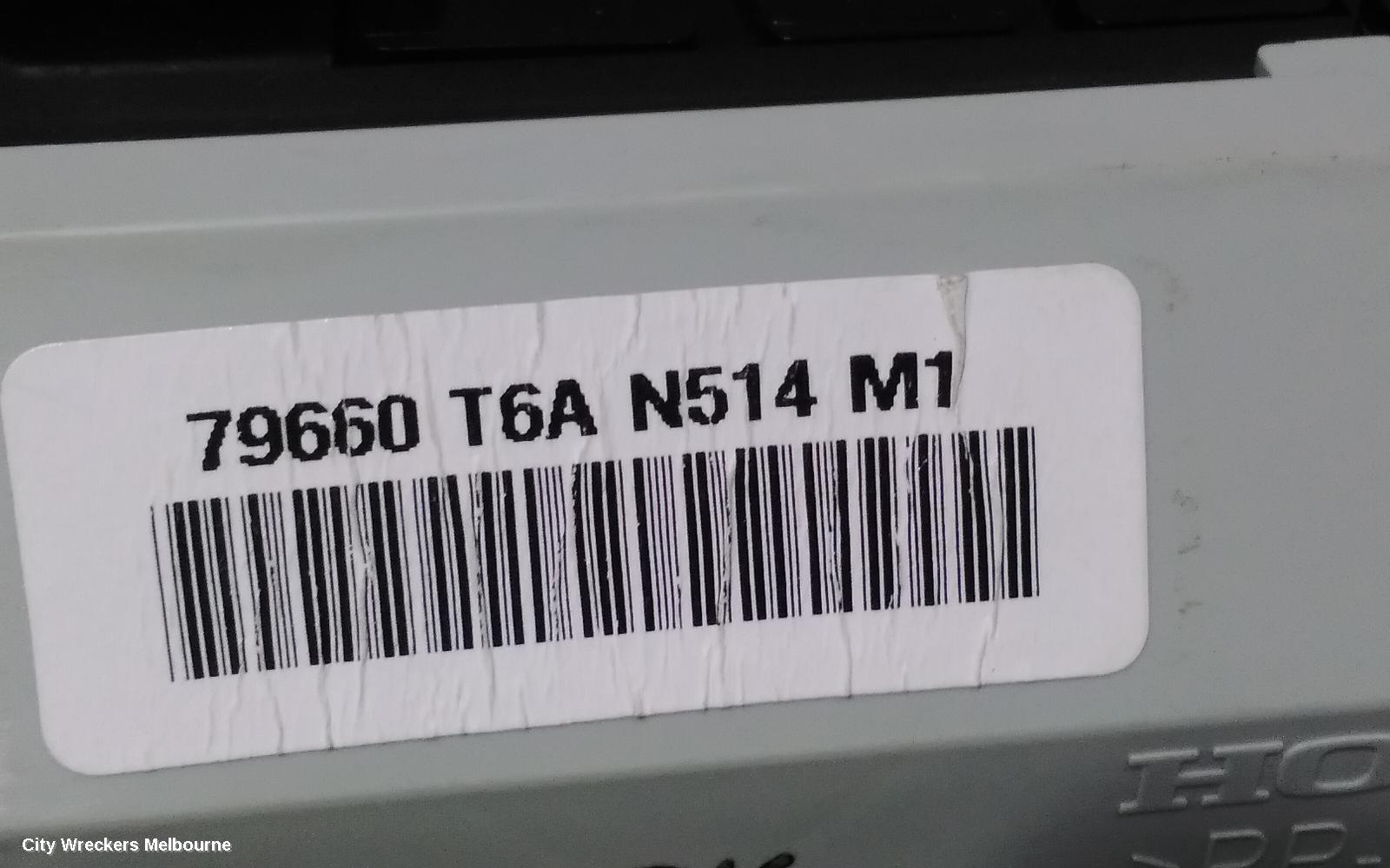 HONDA ODYSSEY HEATER/AC CONTROLS, DUAL ZONE, RC1, 02/2014 - 03/2022