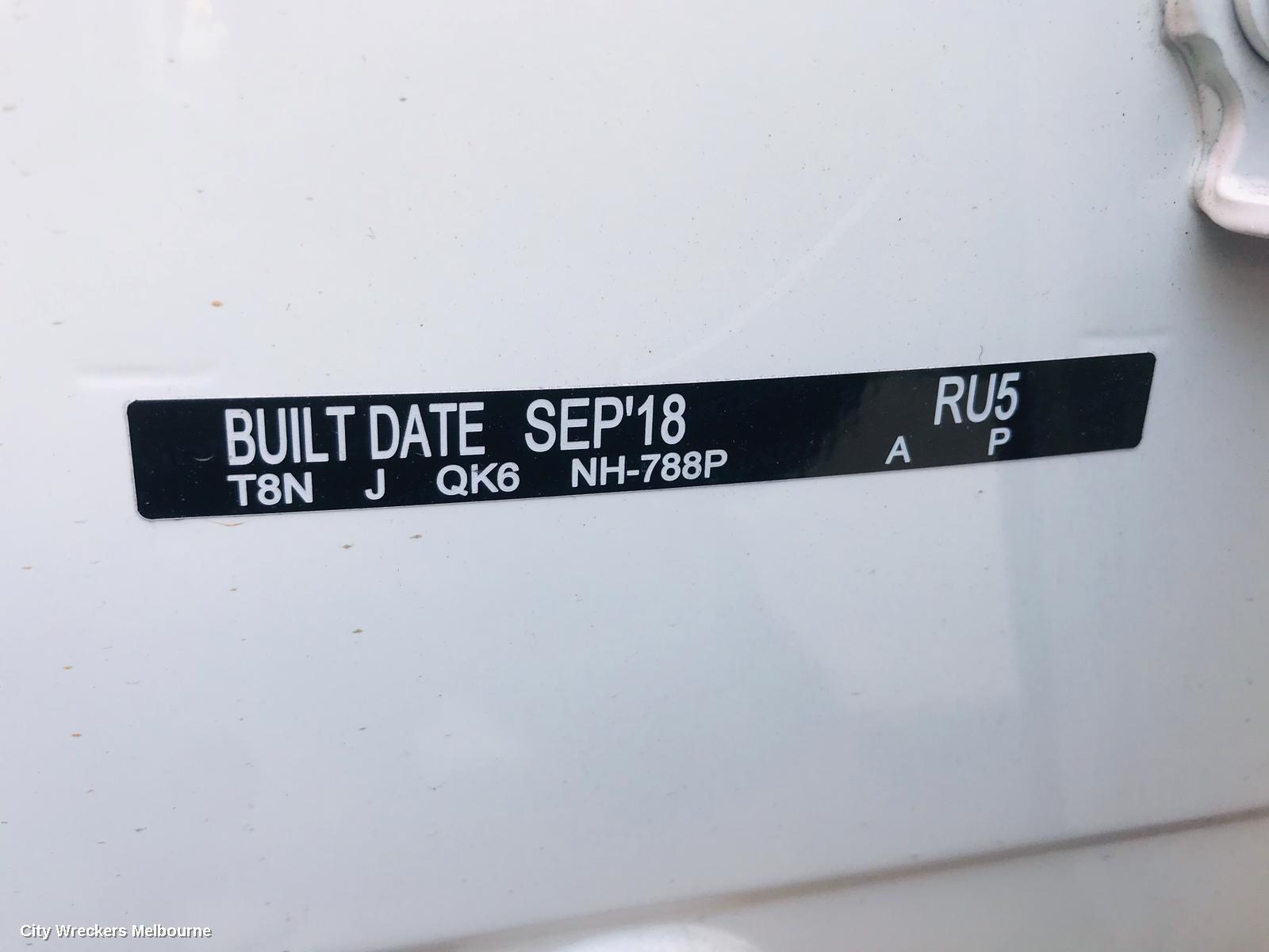HONDA HRV COMPLETE VEHICLE, RU5, WAGON, 12/2014 ONWARDS